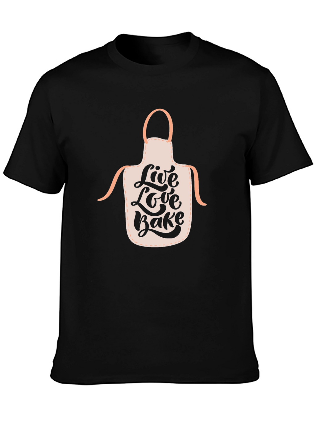 Live Love Bake Apron Graphic T-Shirt