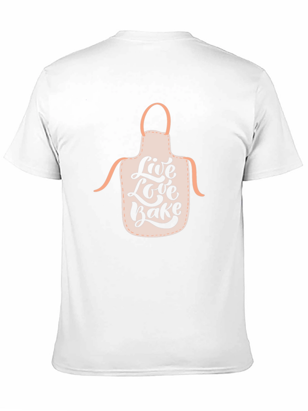 Live Love Bake Apron Graphic T-Shirt