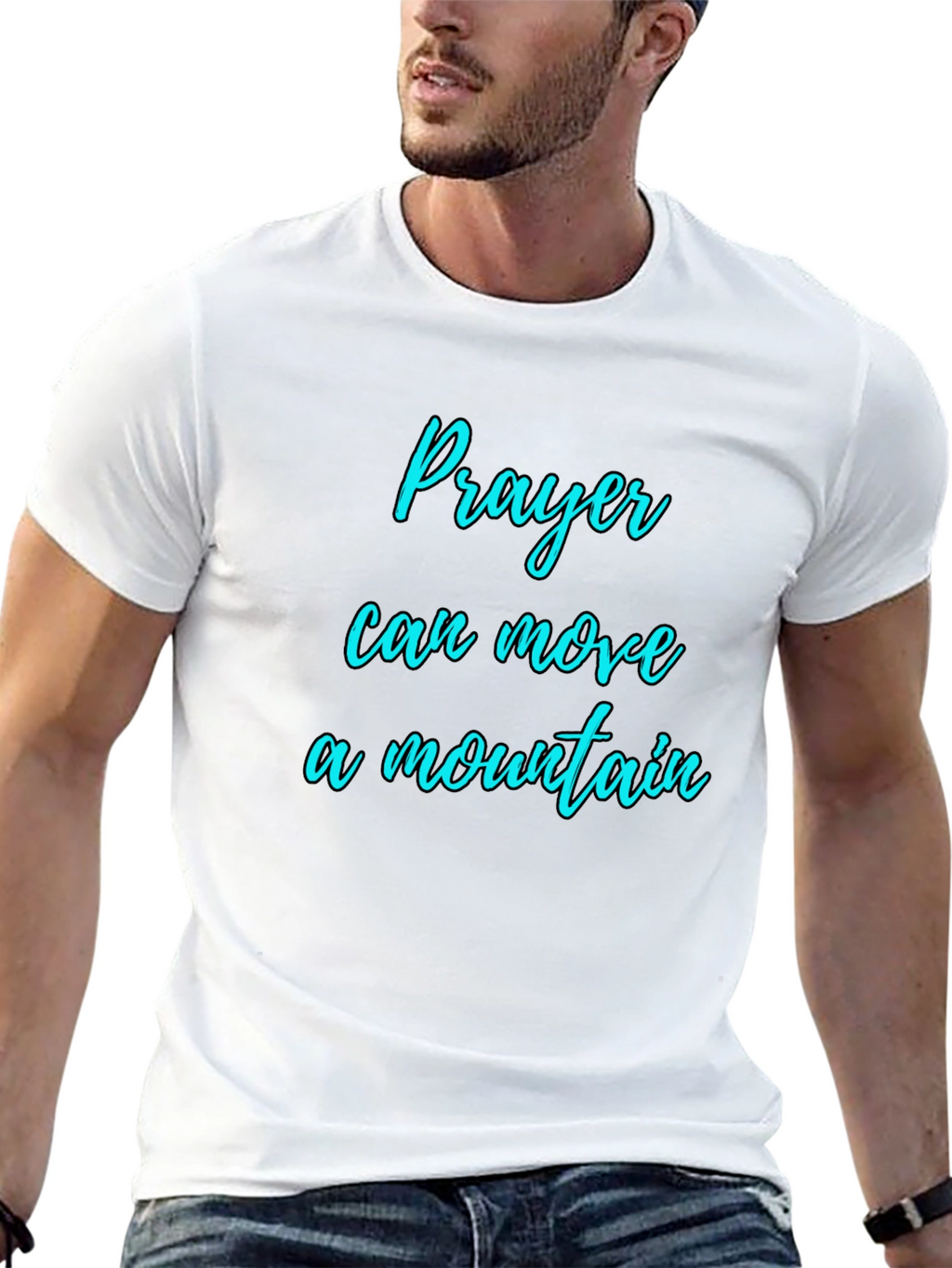 Prayer Moves Mountains Graphic T-Shirt