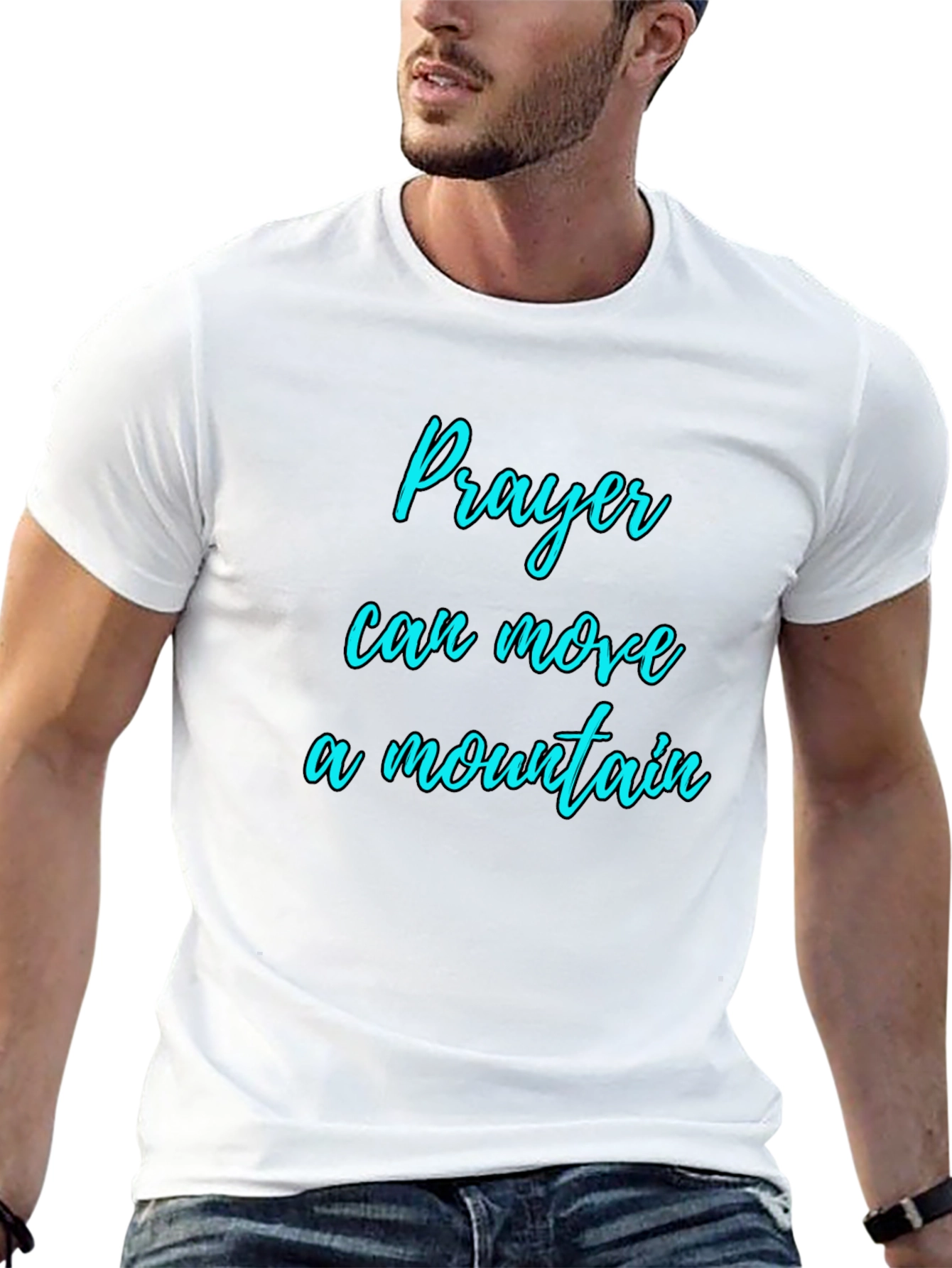 Prayer Moves Mountains Graphic T-Shirt