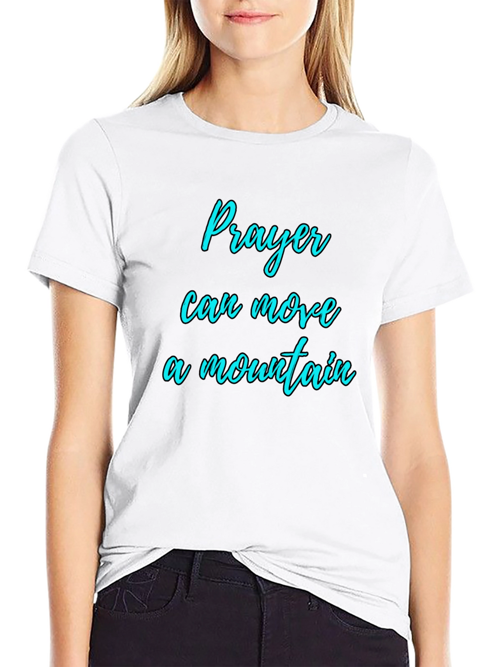 Prayer Moves Mountains Graphic T-Shirt