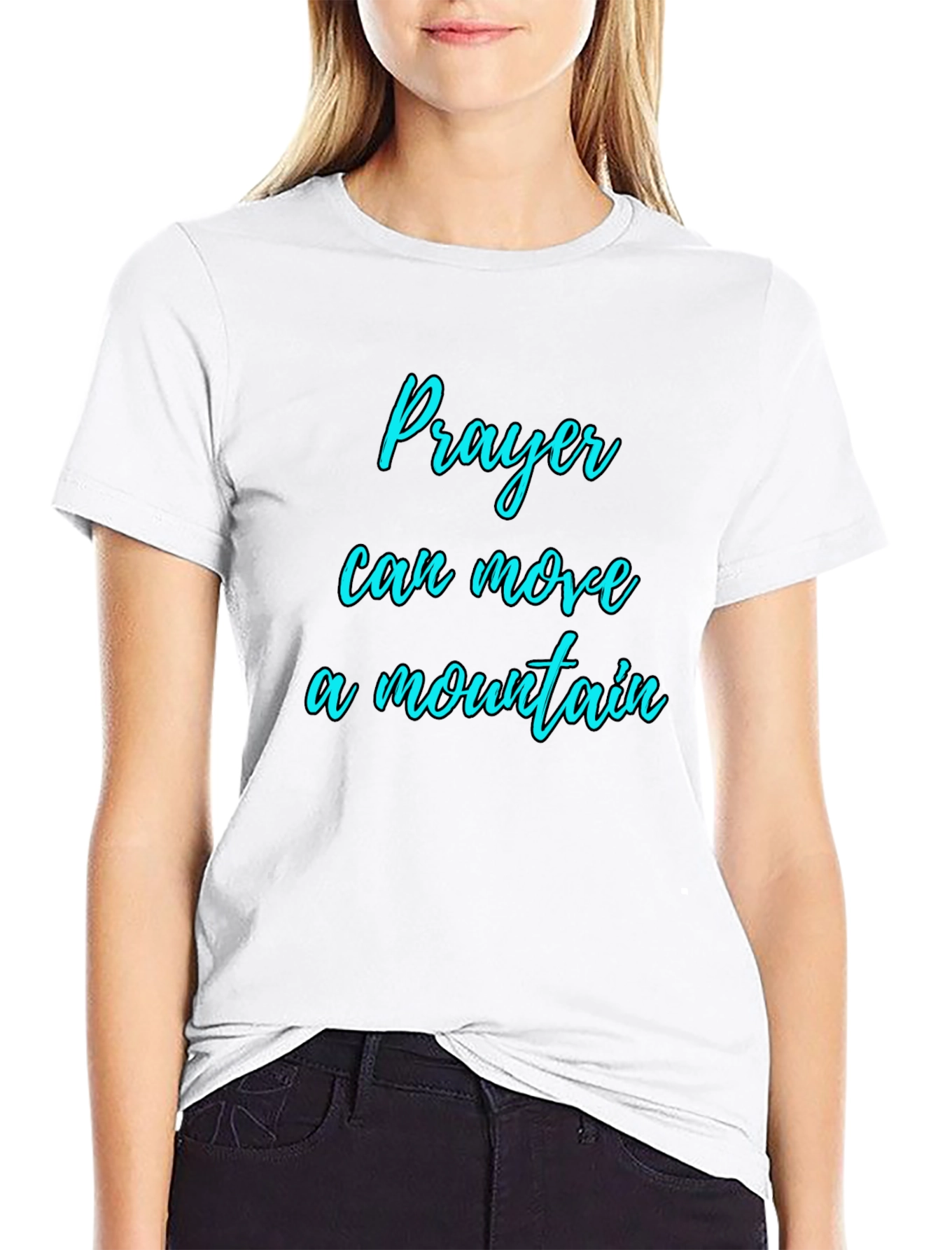 Prayer Moves Mountains Graphic T-Shirt