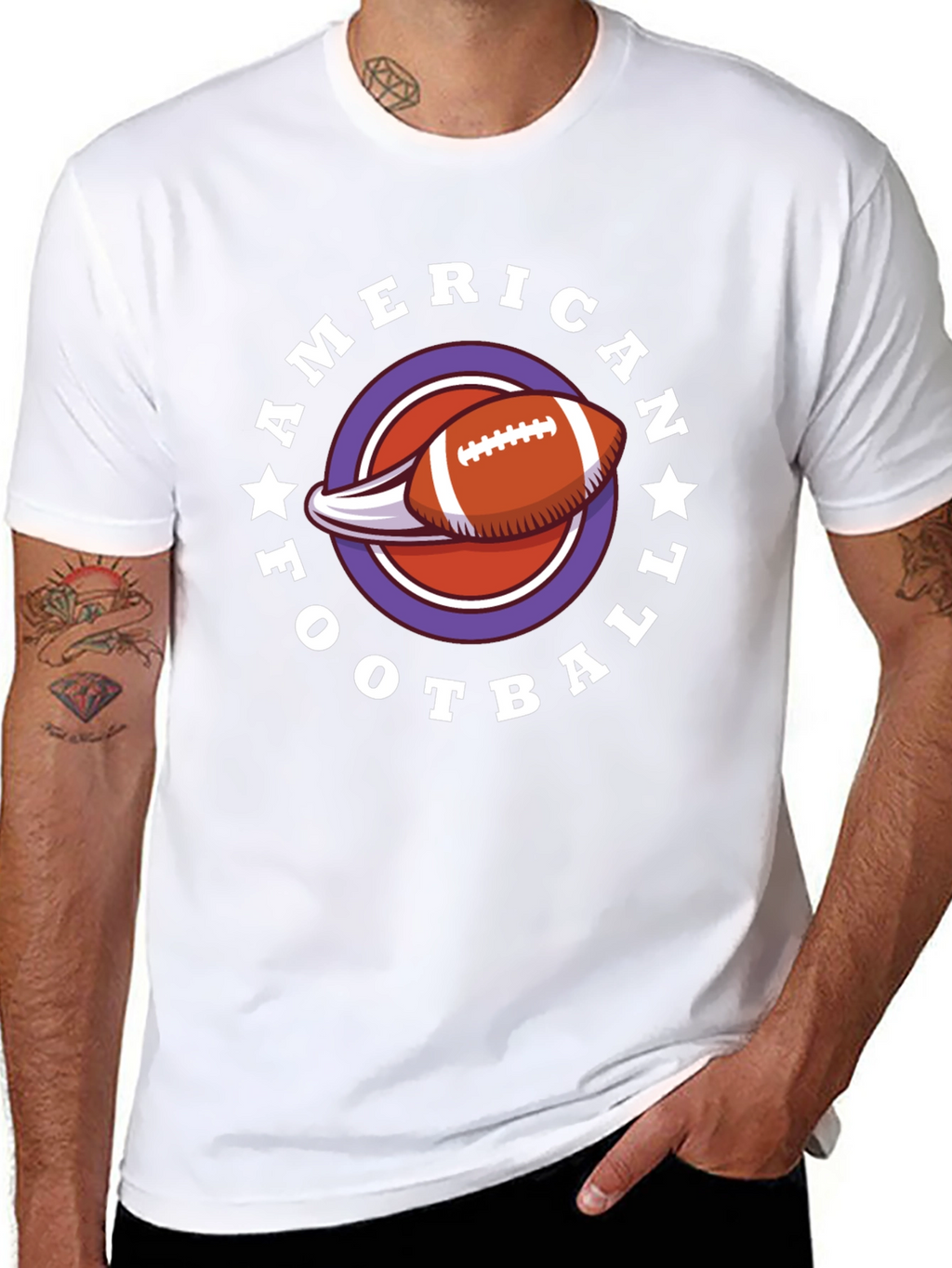 American Football Graphic T-Shirt