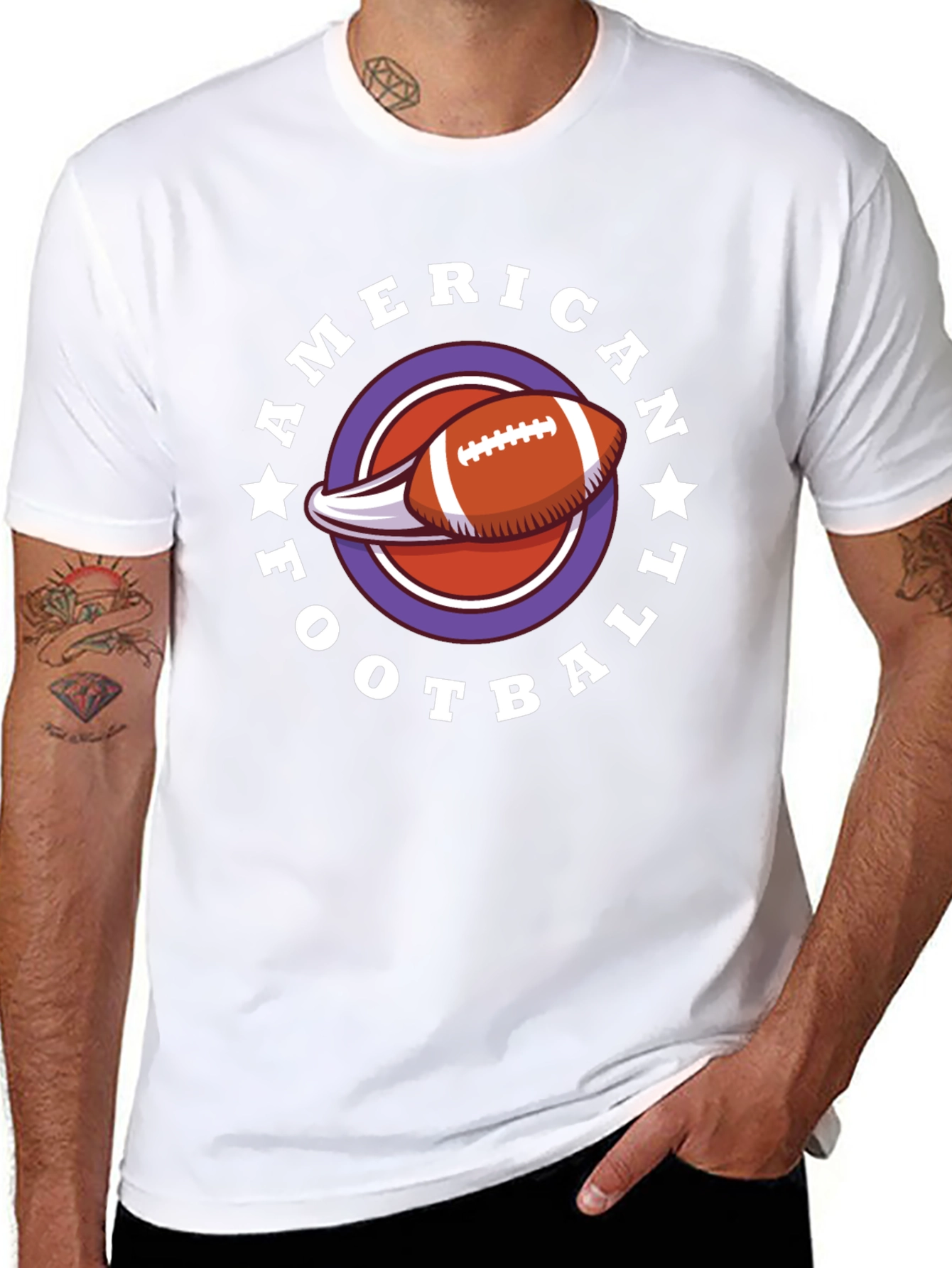 American Football Graphic T-Shirt