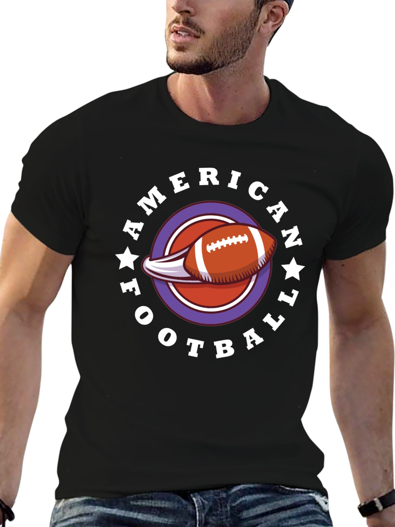 American Football Graphic T-Shirt