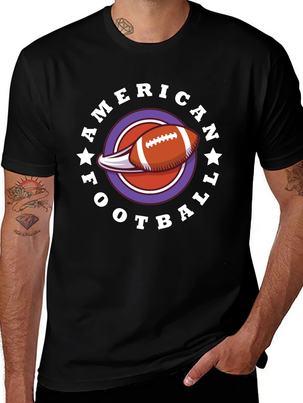 American Football Graphic T-Shirt