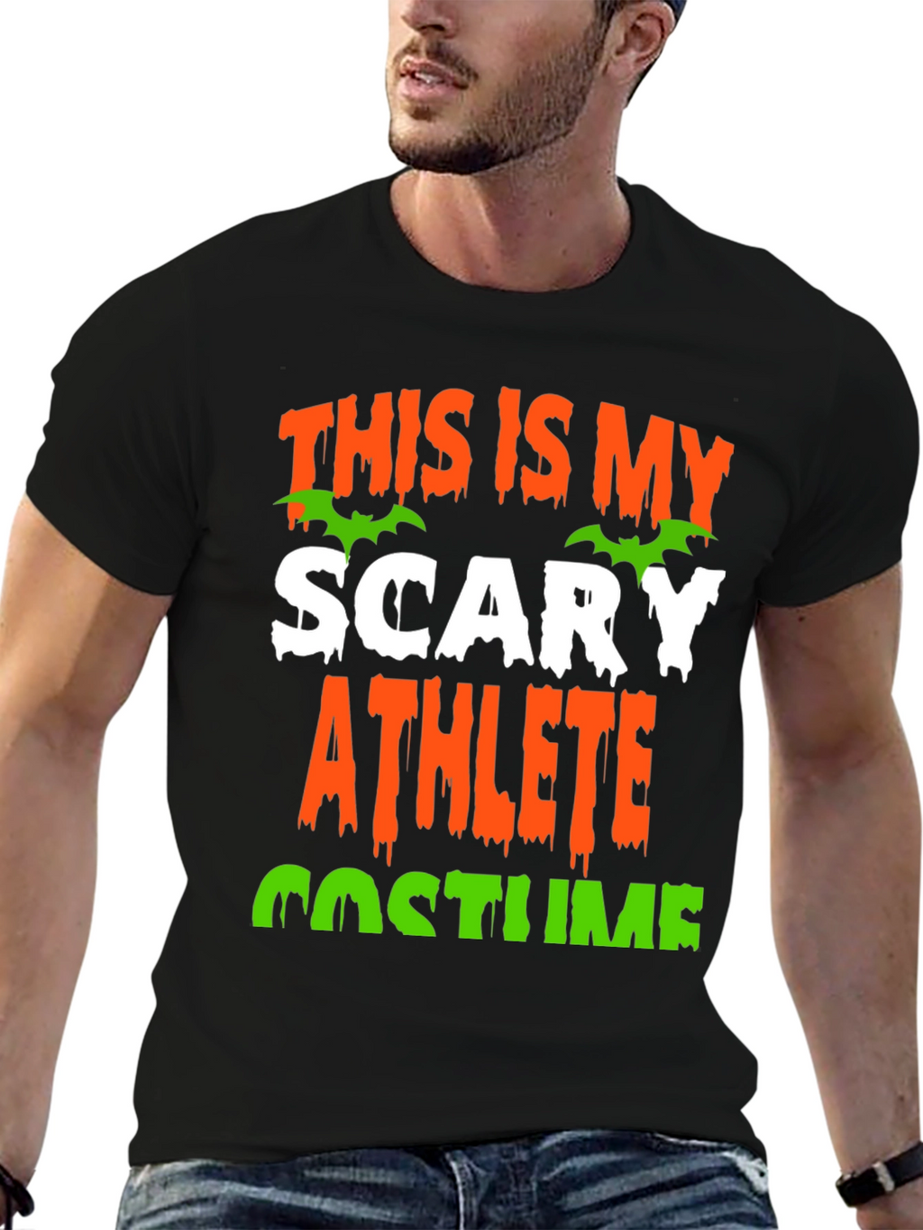 Scary Athlete Costume T-Shirt
