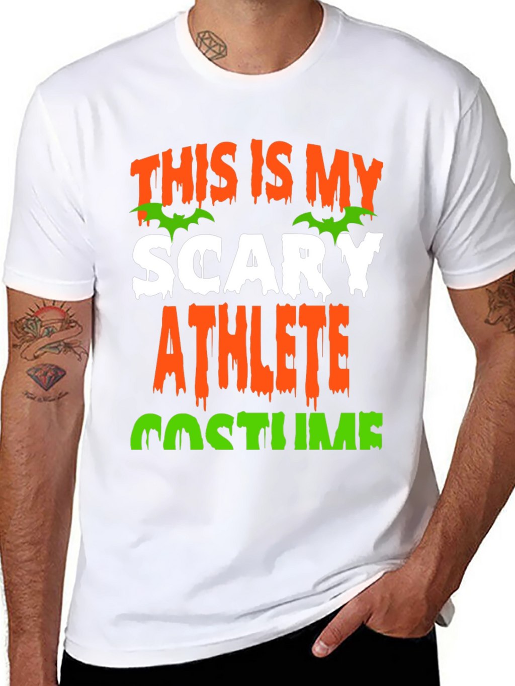 Scary Athlete Costume T-Shirt