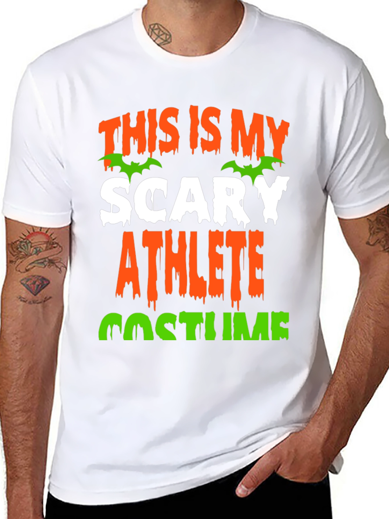 Scary Athlete Costume T-Shirt