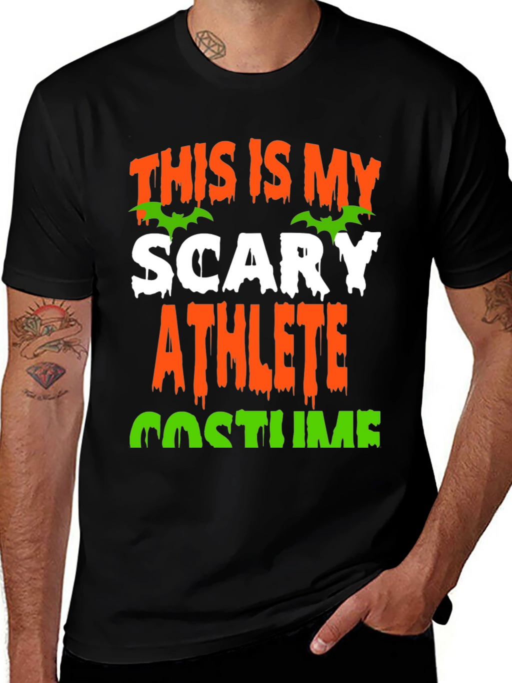 Scary Athlete Costume T-Shirt