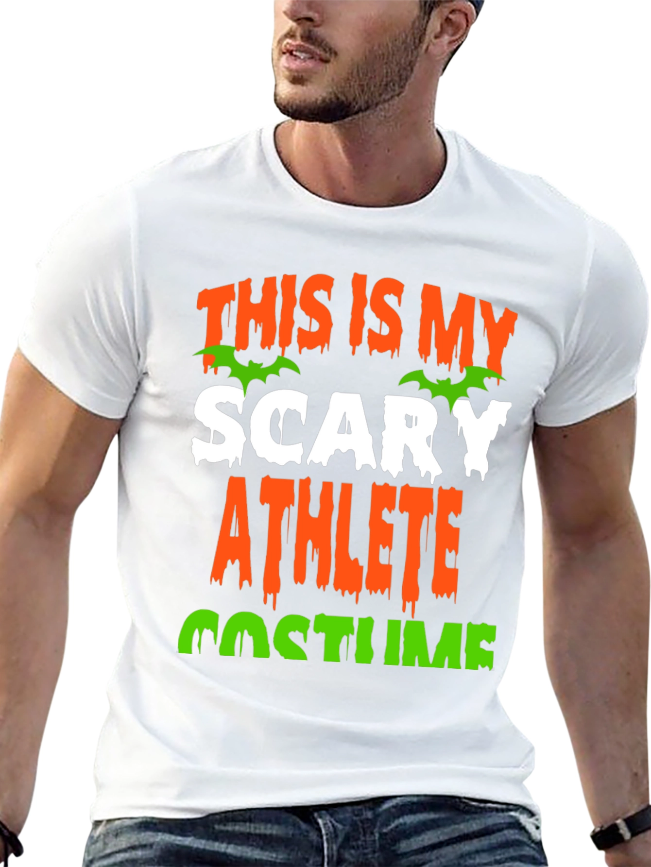 Scary Athlete Costume T-Shirt
