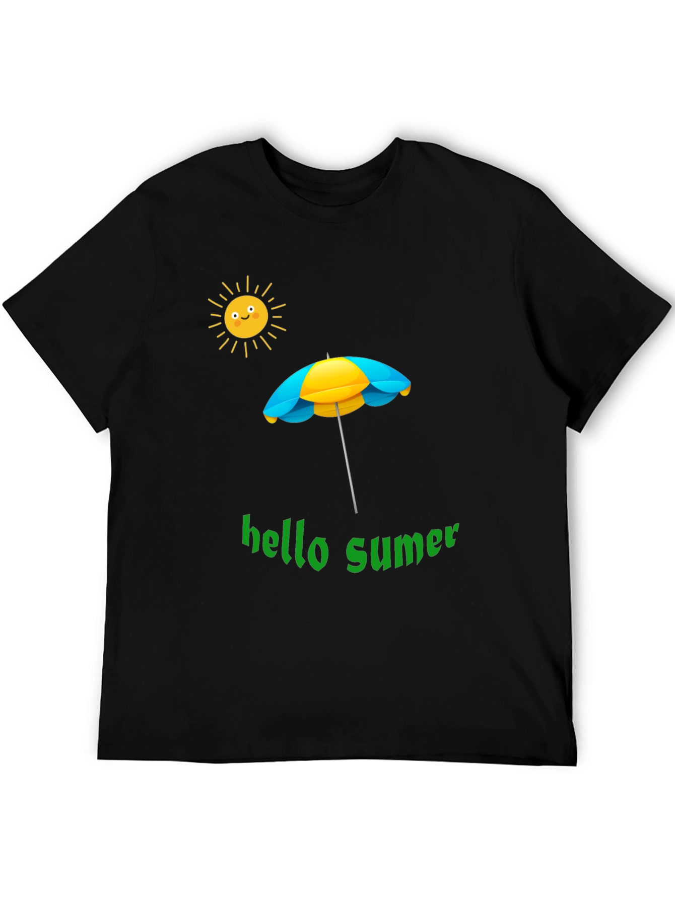 Hello Summer Graphic Tee - Beach Vibes T-Shirt