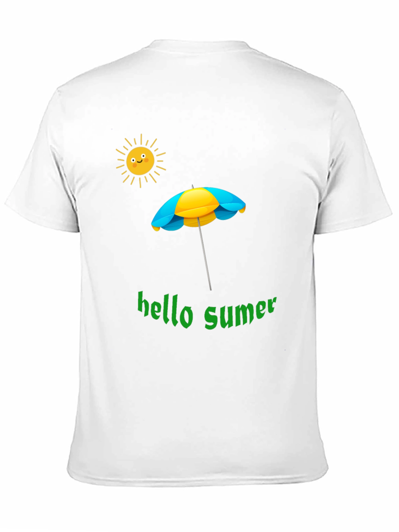 Hello Summer Graphic Tee - Beach Vibes T-Shirt
