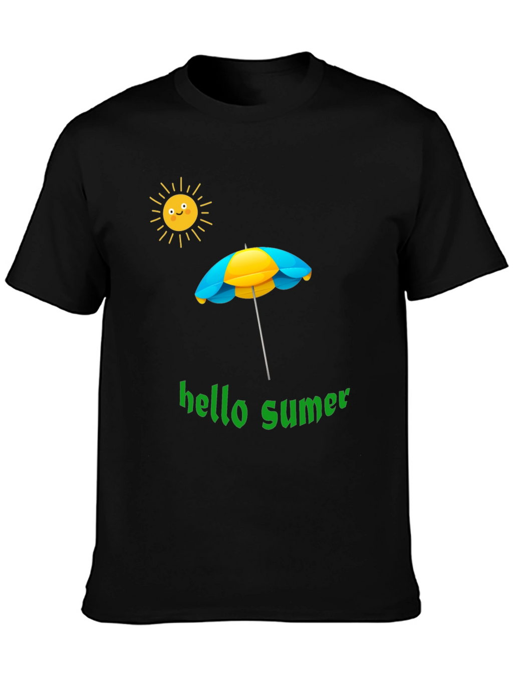 Hello Summer Graphic Tee - Beach Vibes T-Shirt