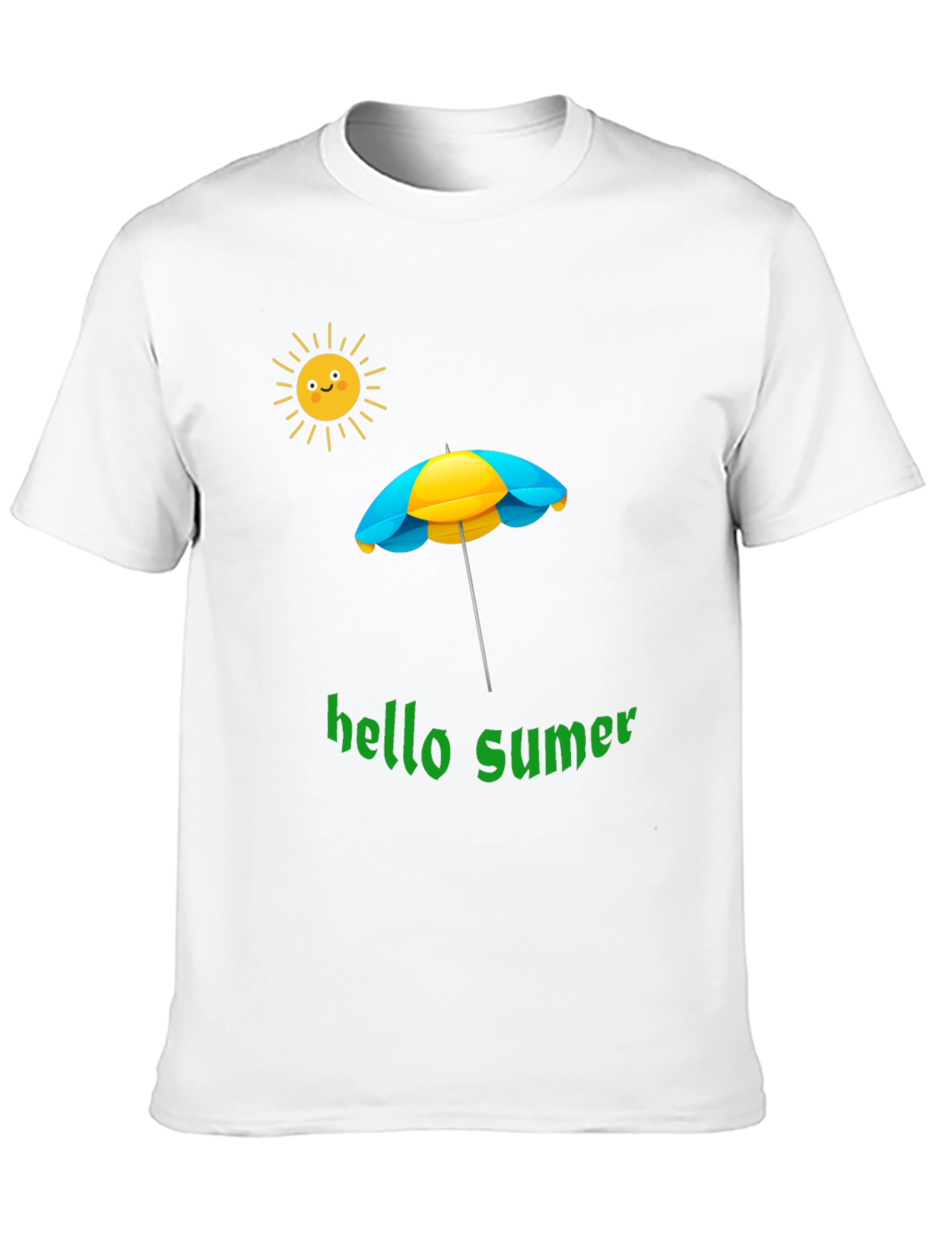 Hello Summer Graphic Tee - Beach Vibes T-Shirt