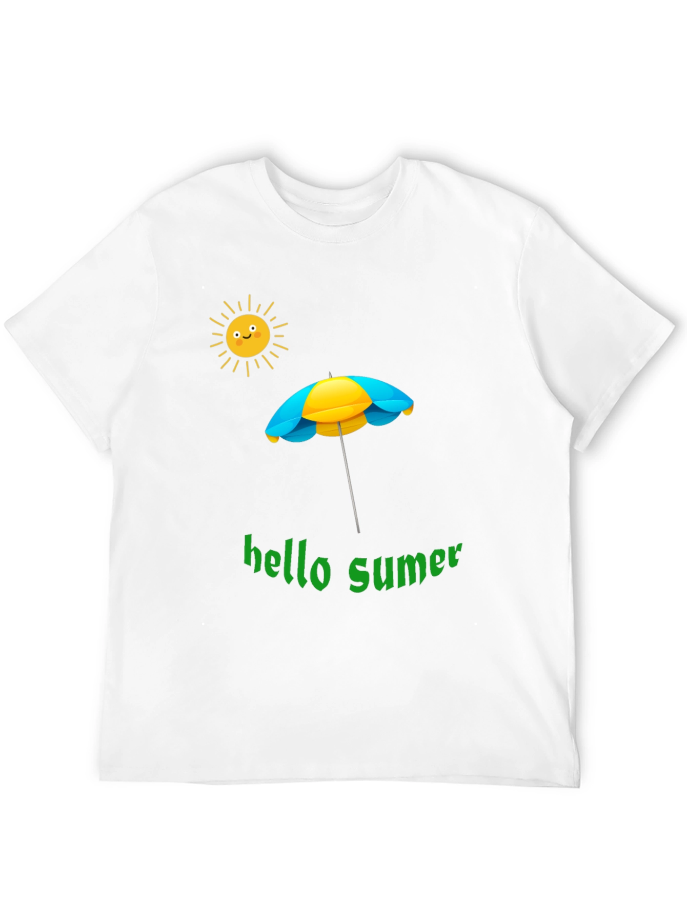 Hello Summer Graphic Tee - Beach Vibes T-Shirt