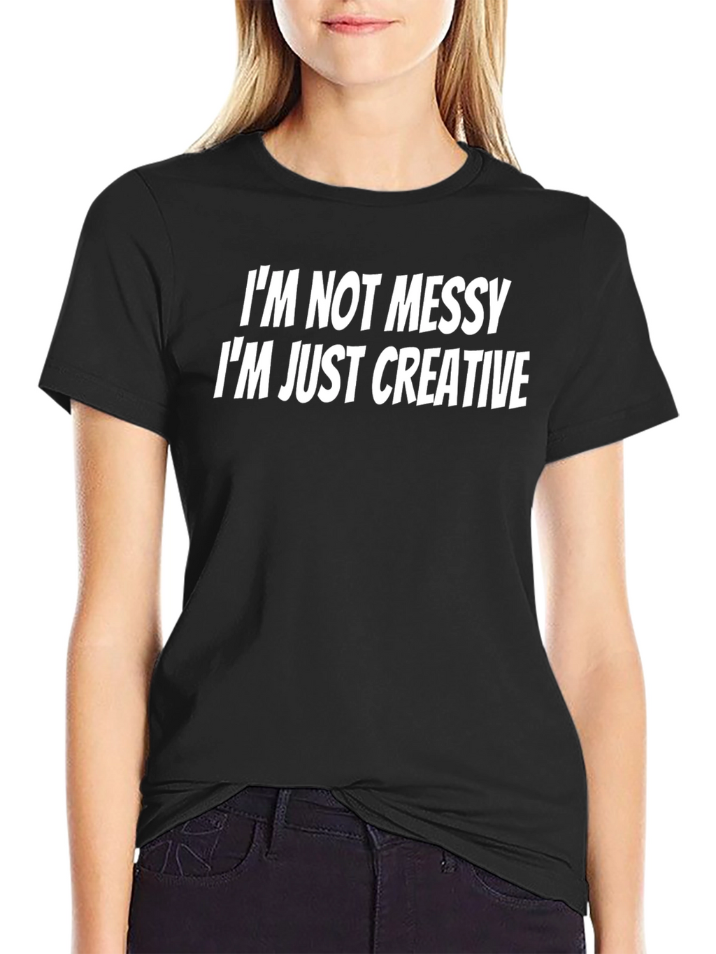 Creative Mess Black Graphic Tee