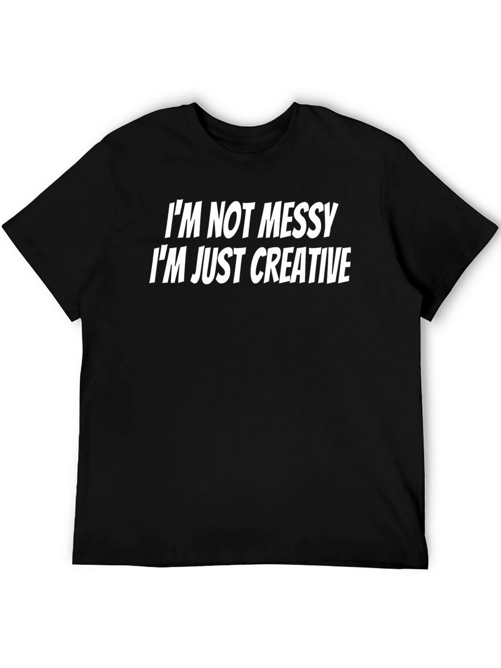 Creative Mess Black Graphic Tee