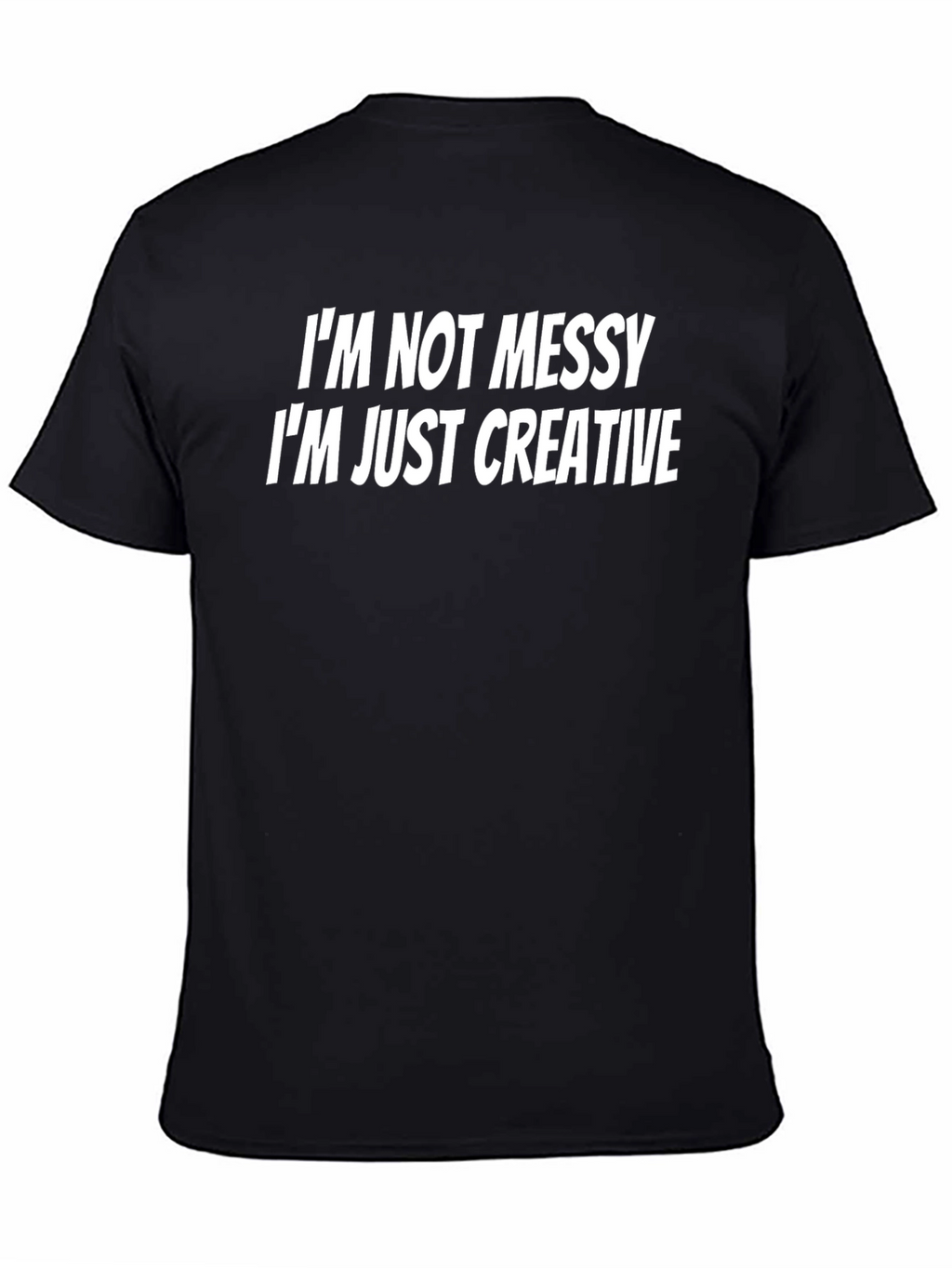 Creative Mess Black Graphic Tee