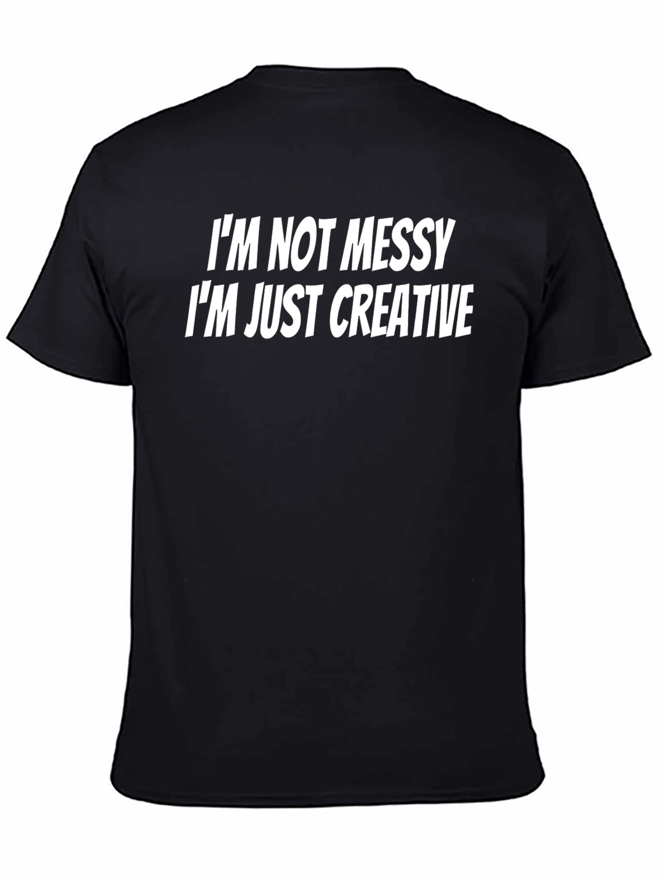 Creative Mess Black Graphic Tee