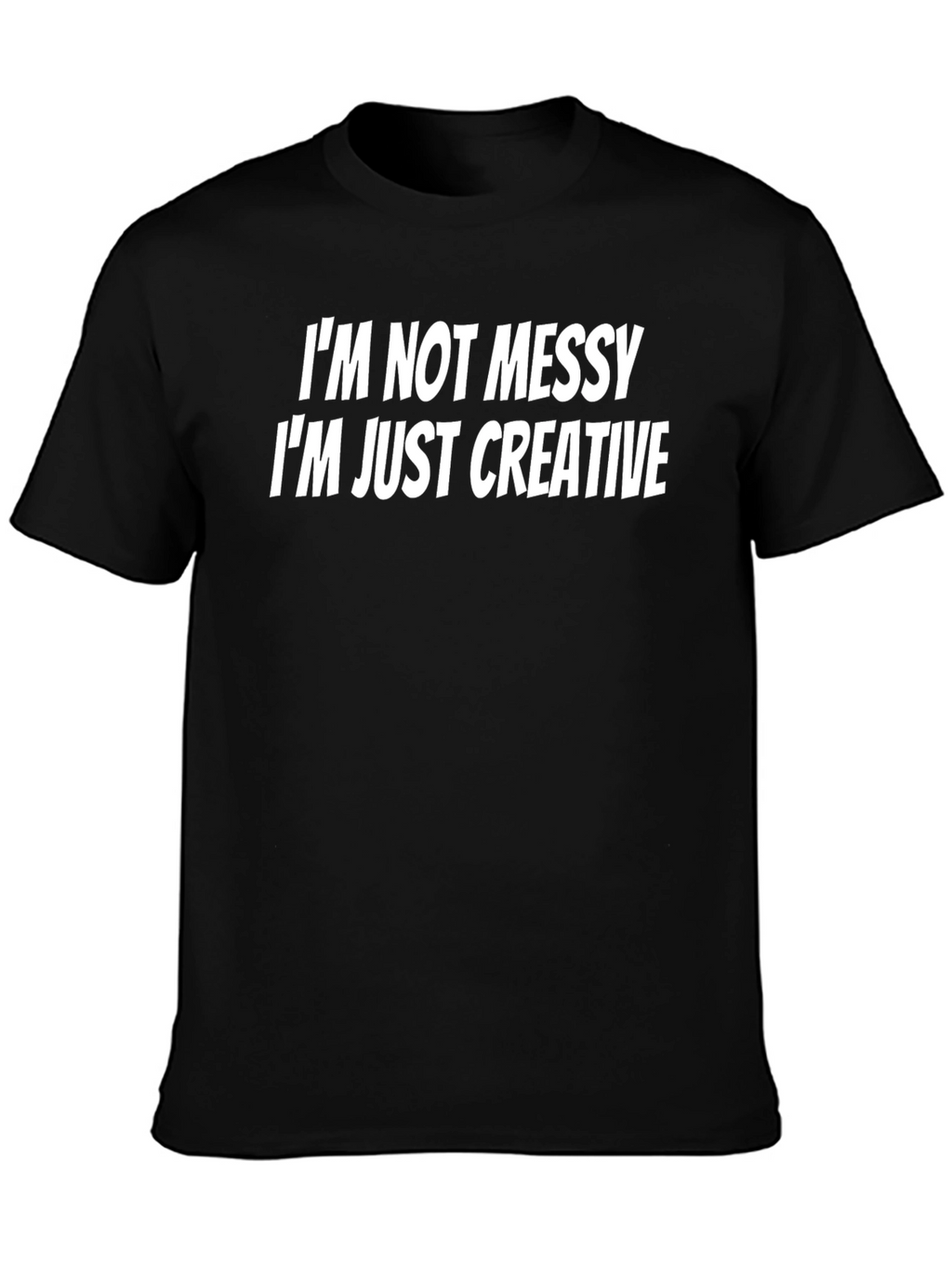 Creative Mess Black Graphic Tee