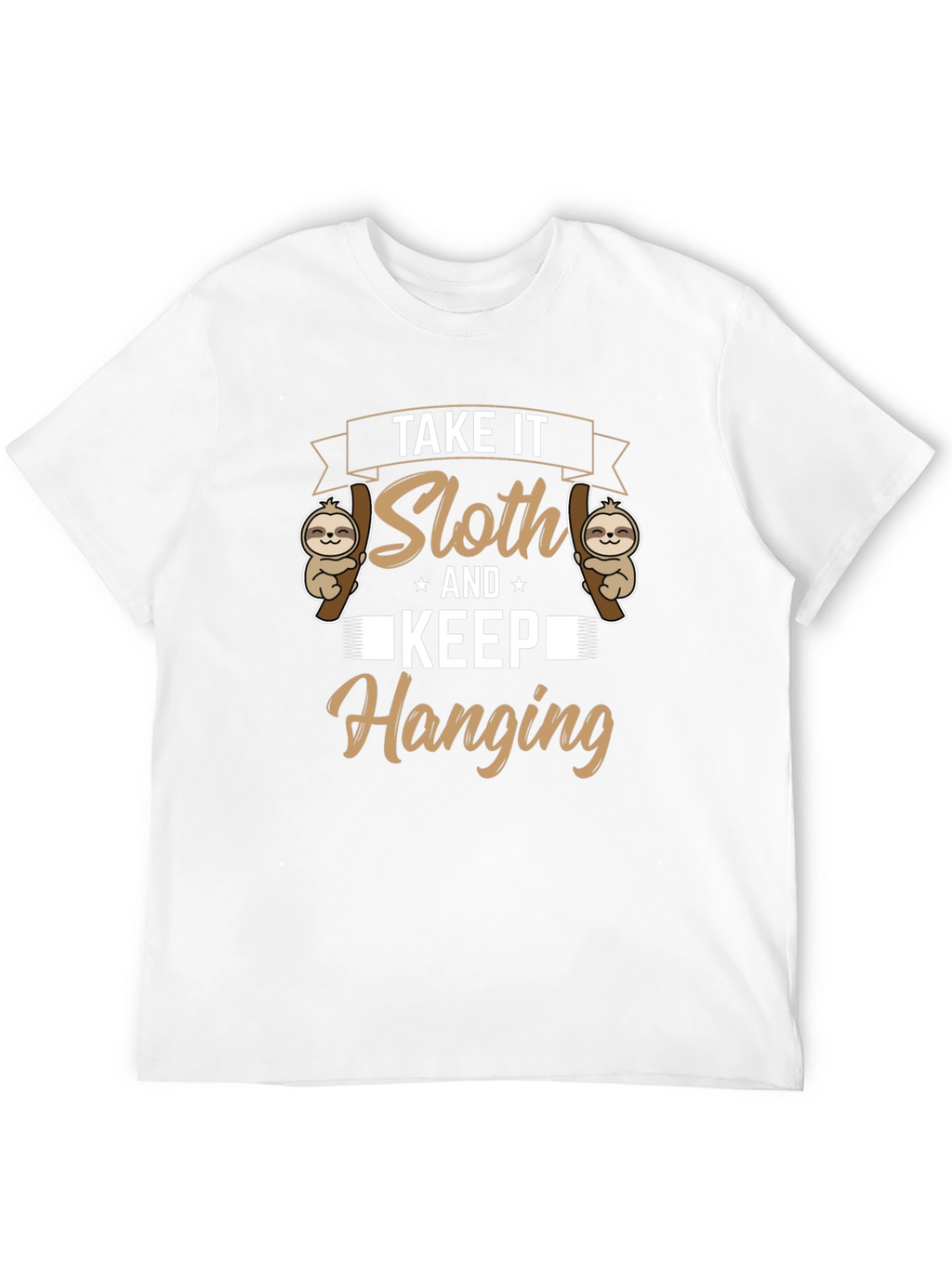 Take It Sloth & Keep Hanging Graphic Tee