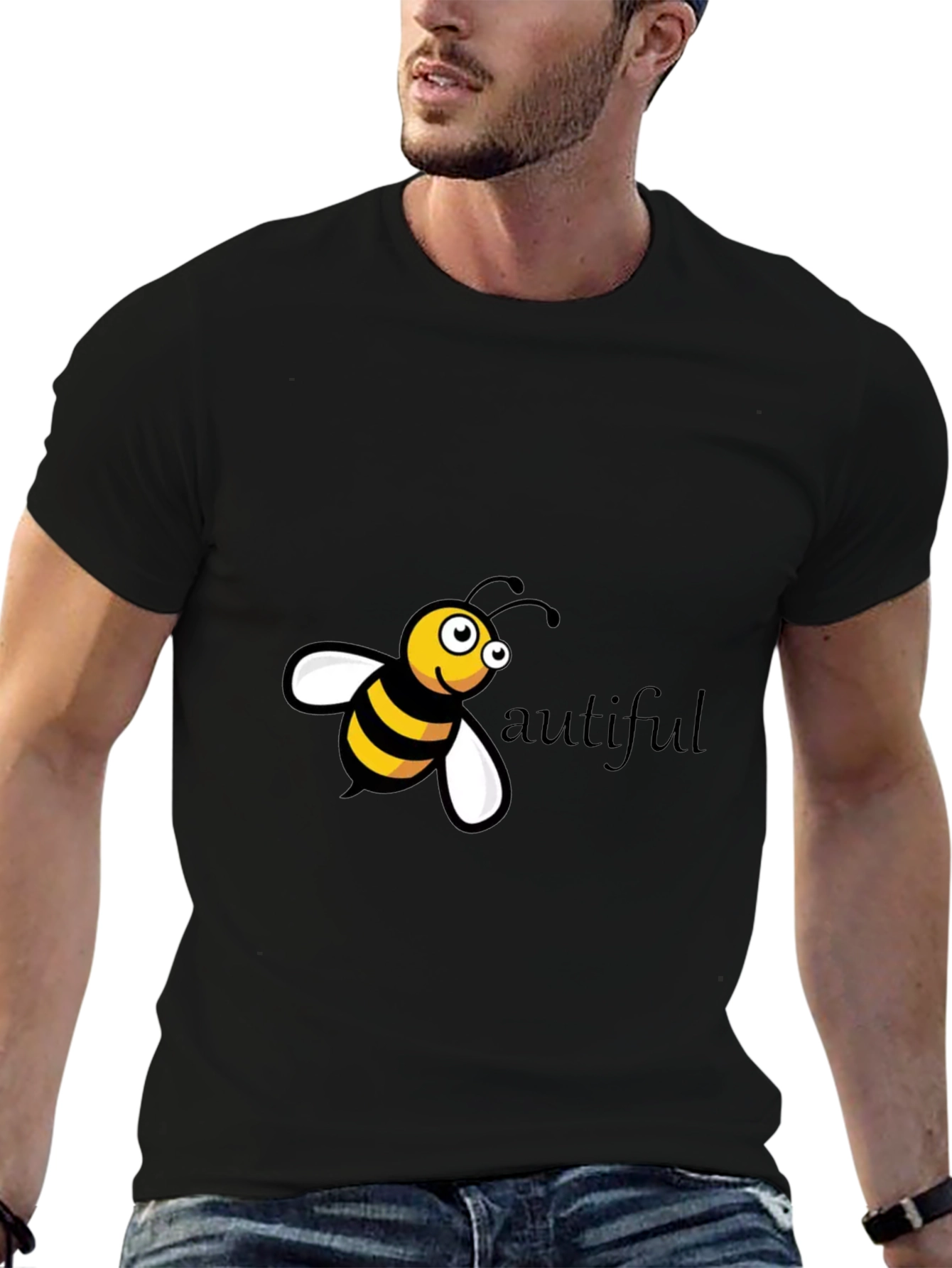 Bee-utiful Black T-Shirt