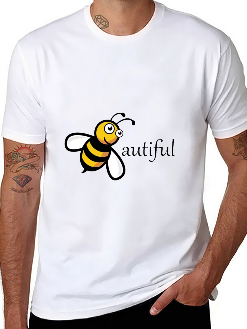 Bee-utiful Black T-Shirt