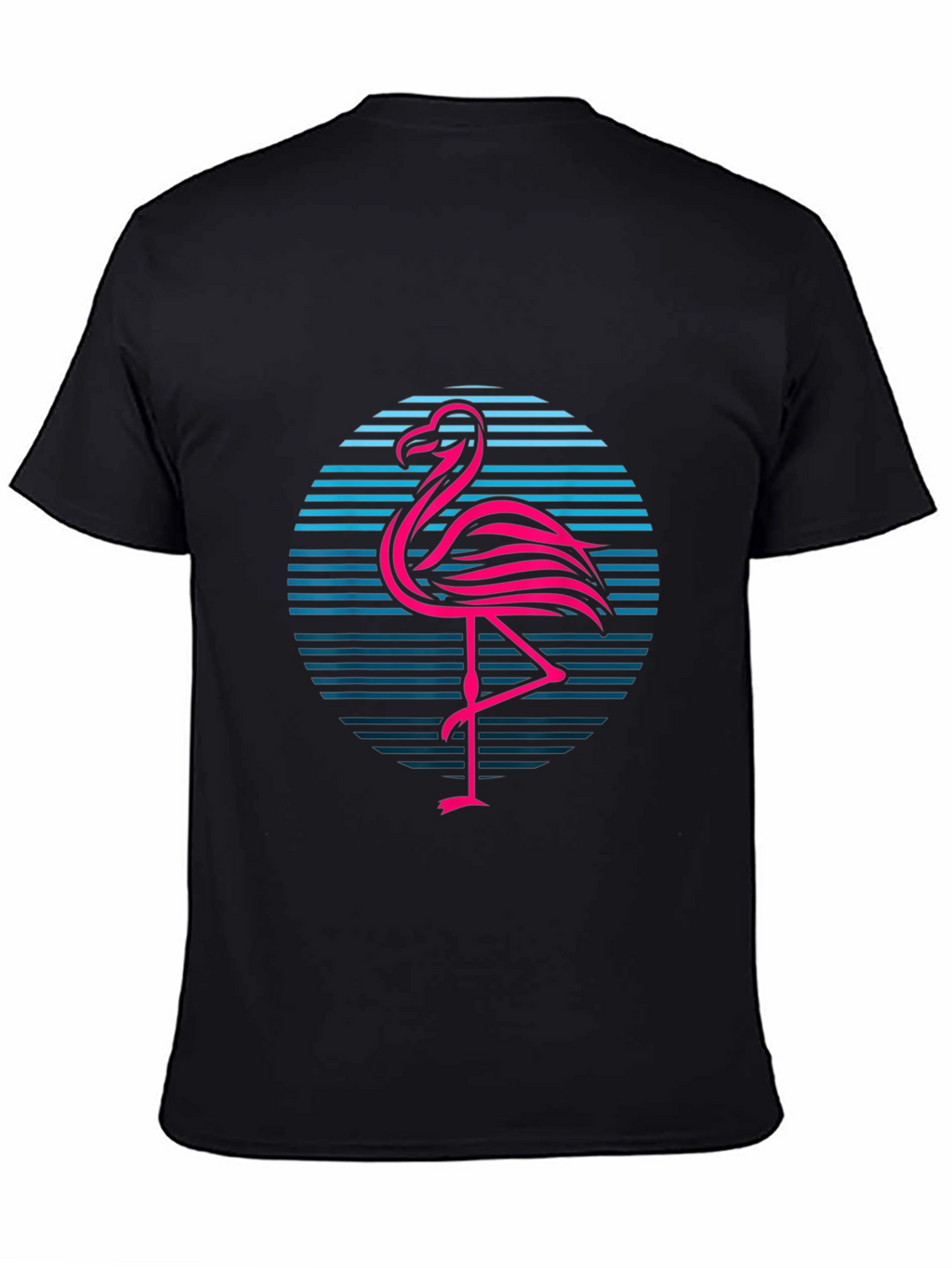 Retro Flamingo Graphic T-Shirt