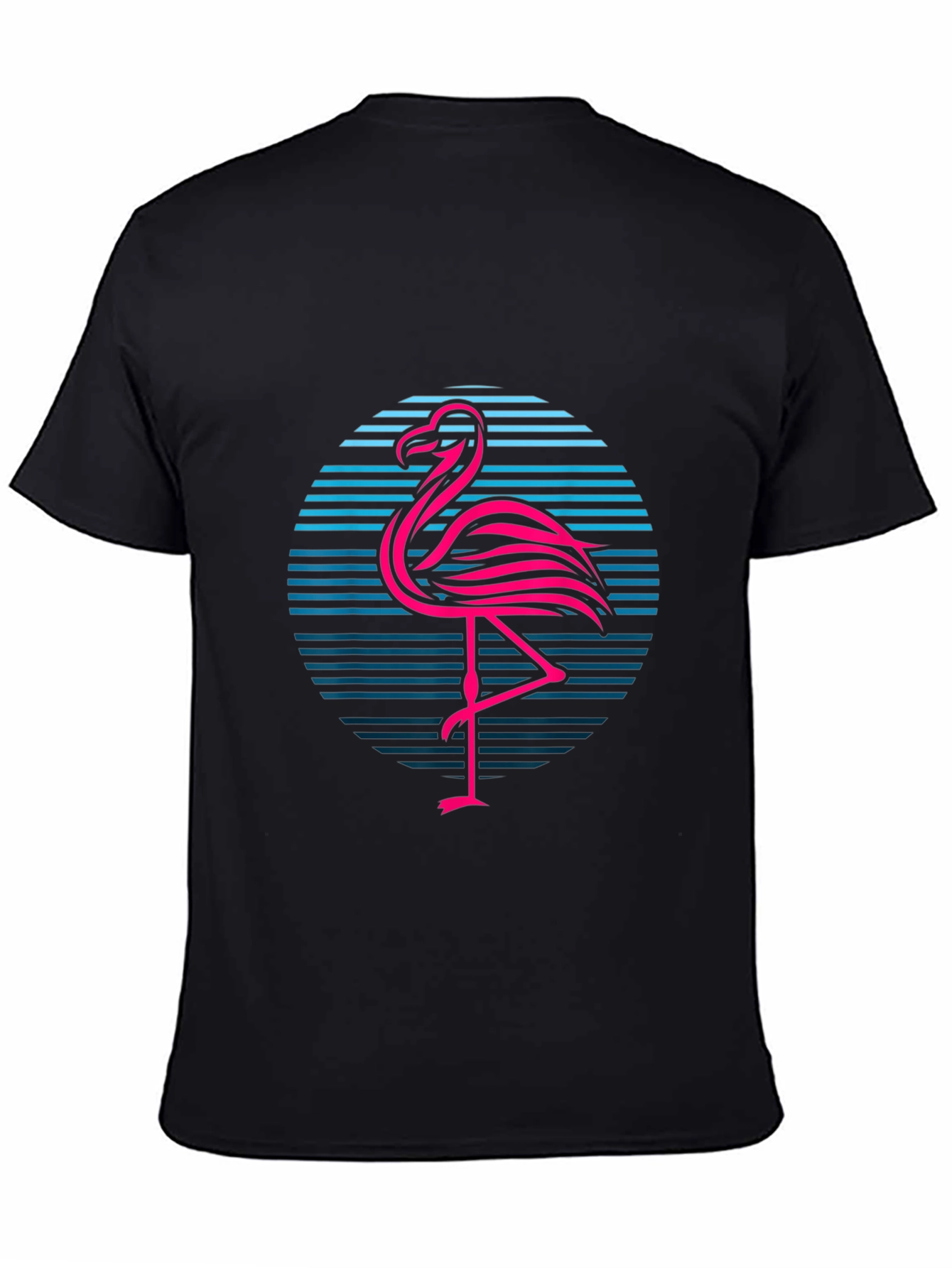 Retro Flamingo Graphic T-Shirt