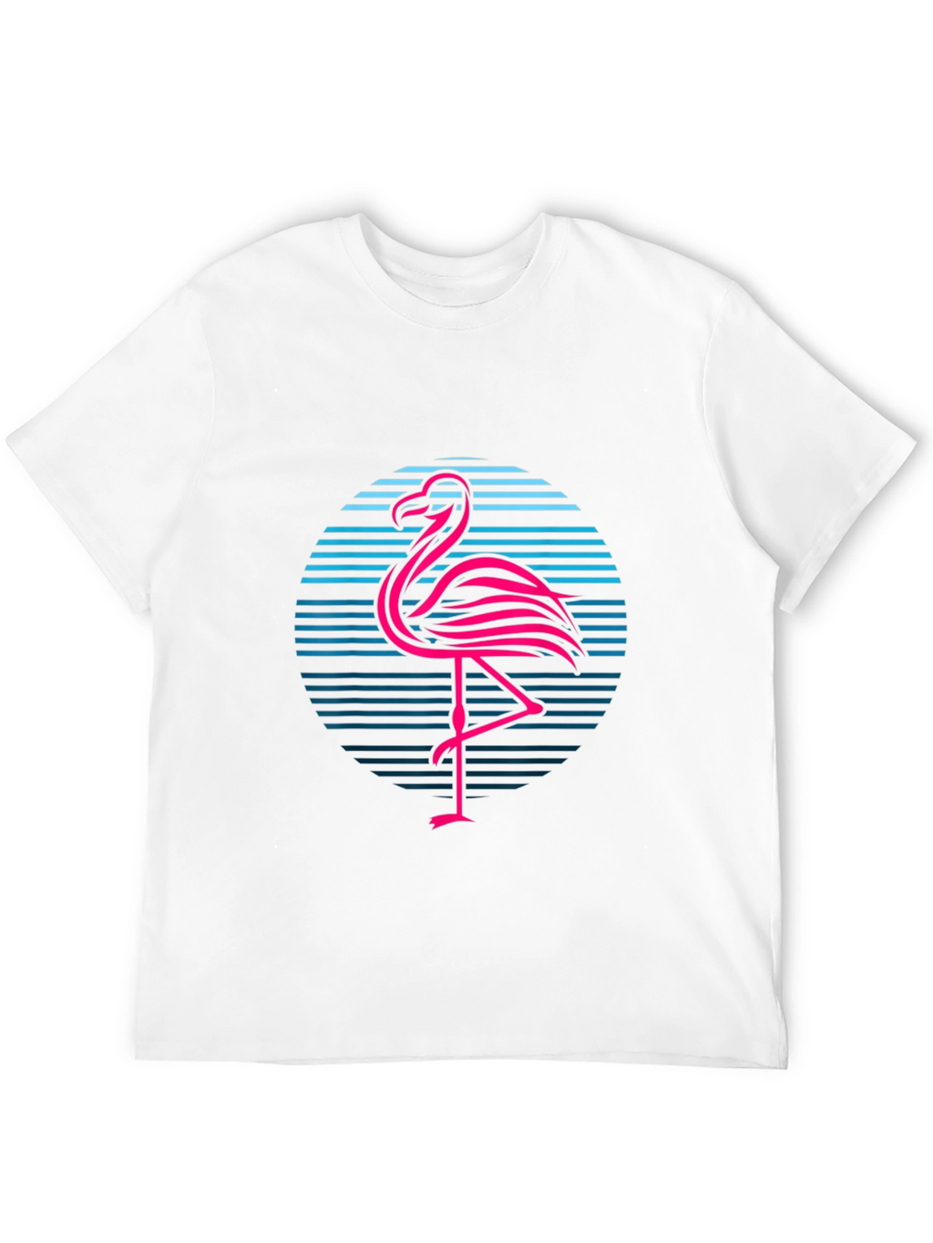 Retro Flamingo Graphic T-Shirt
