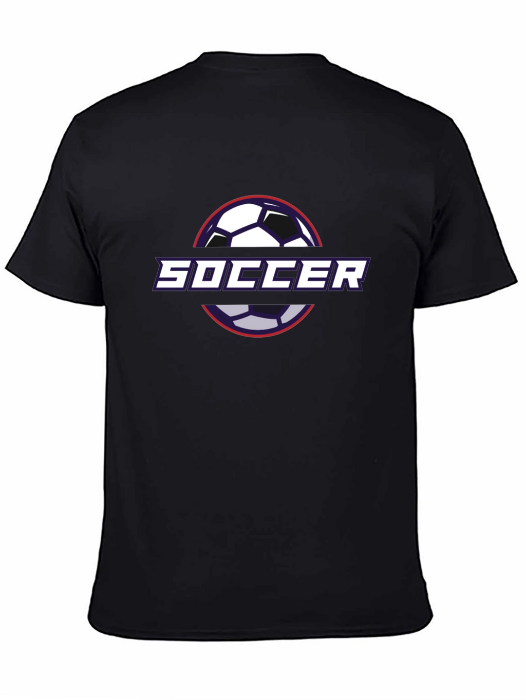 Soccer Graphic Tee - Black Modern Fit