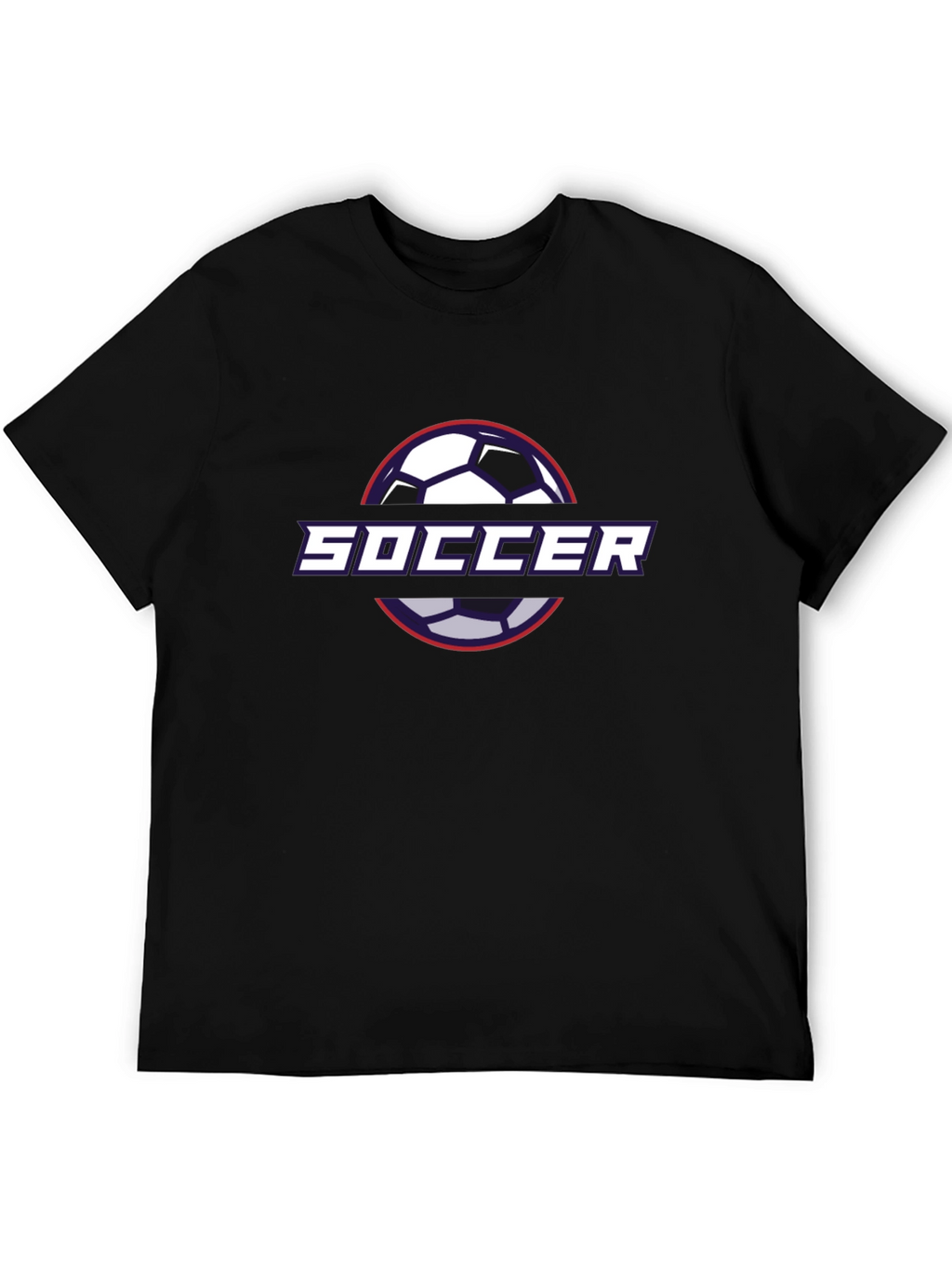 Soccer Graphic Tee - Black Modern Fit