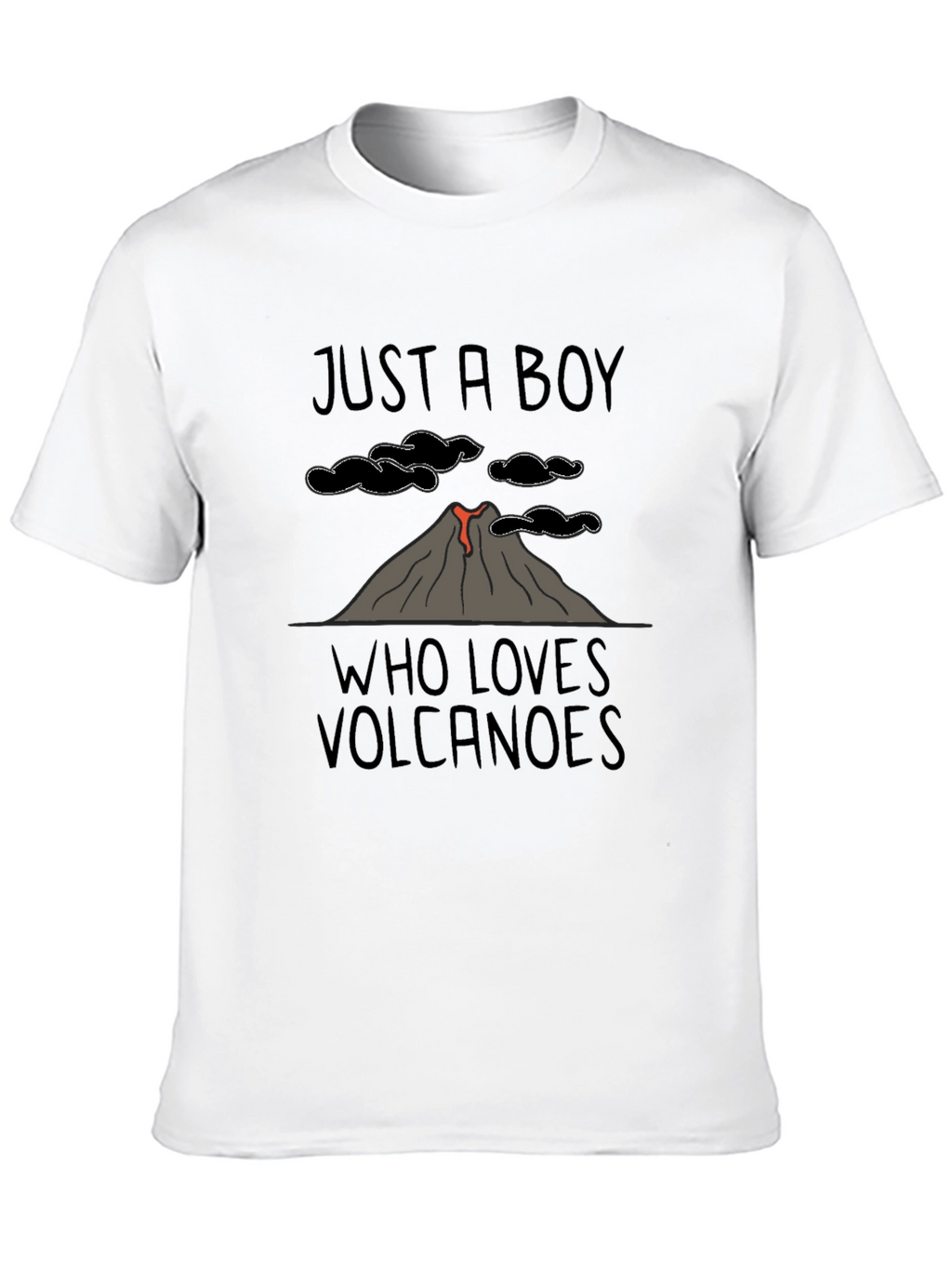 Just A Boy Who Loves Volcanoes T-Shirt