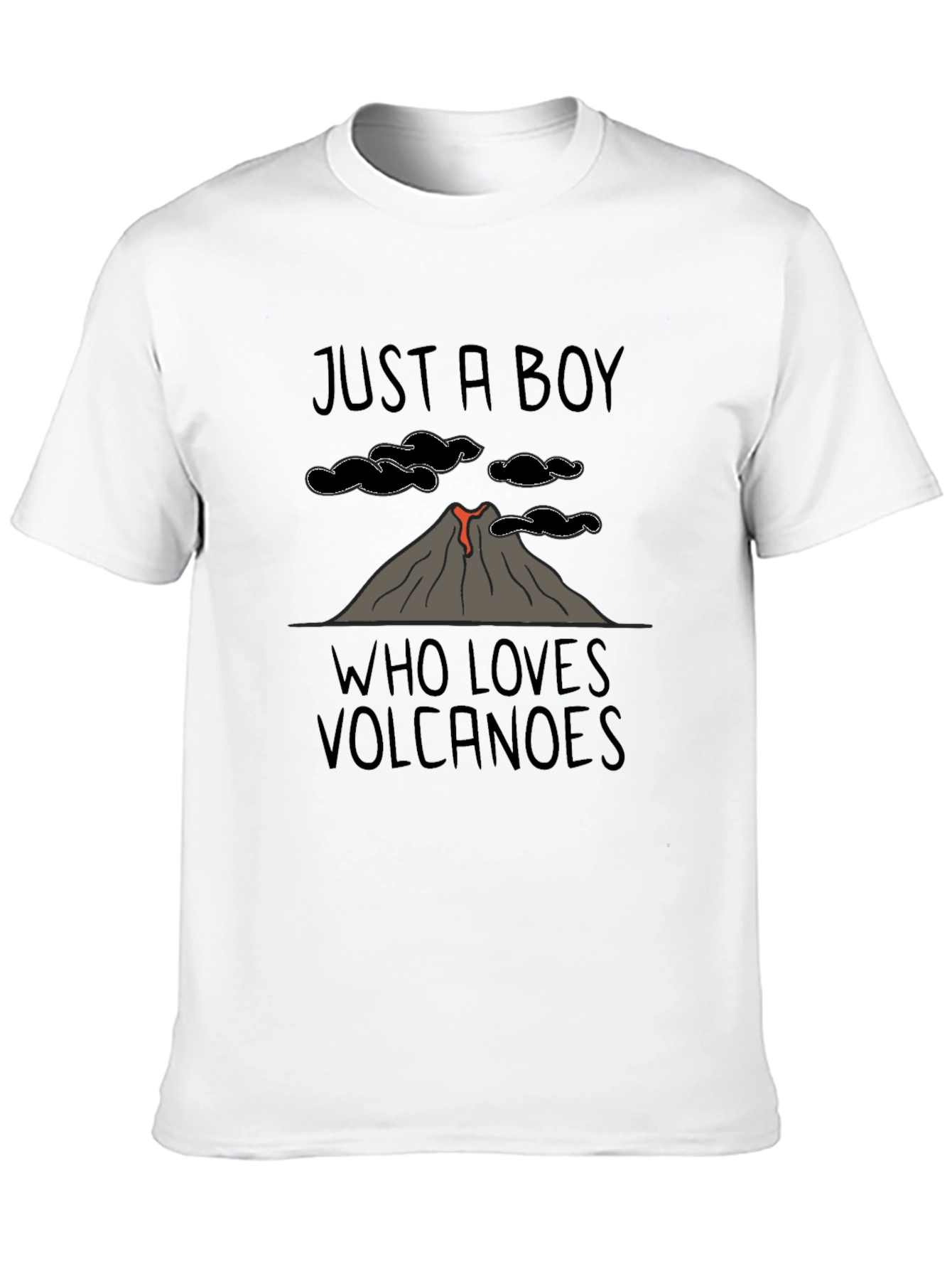 Just A Boy Who Loves Volcanoes T-Shirt
