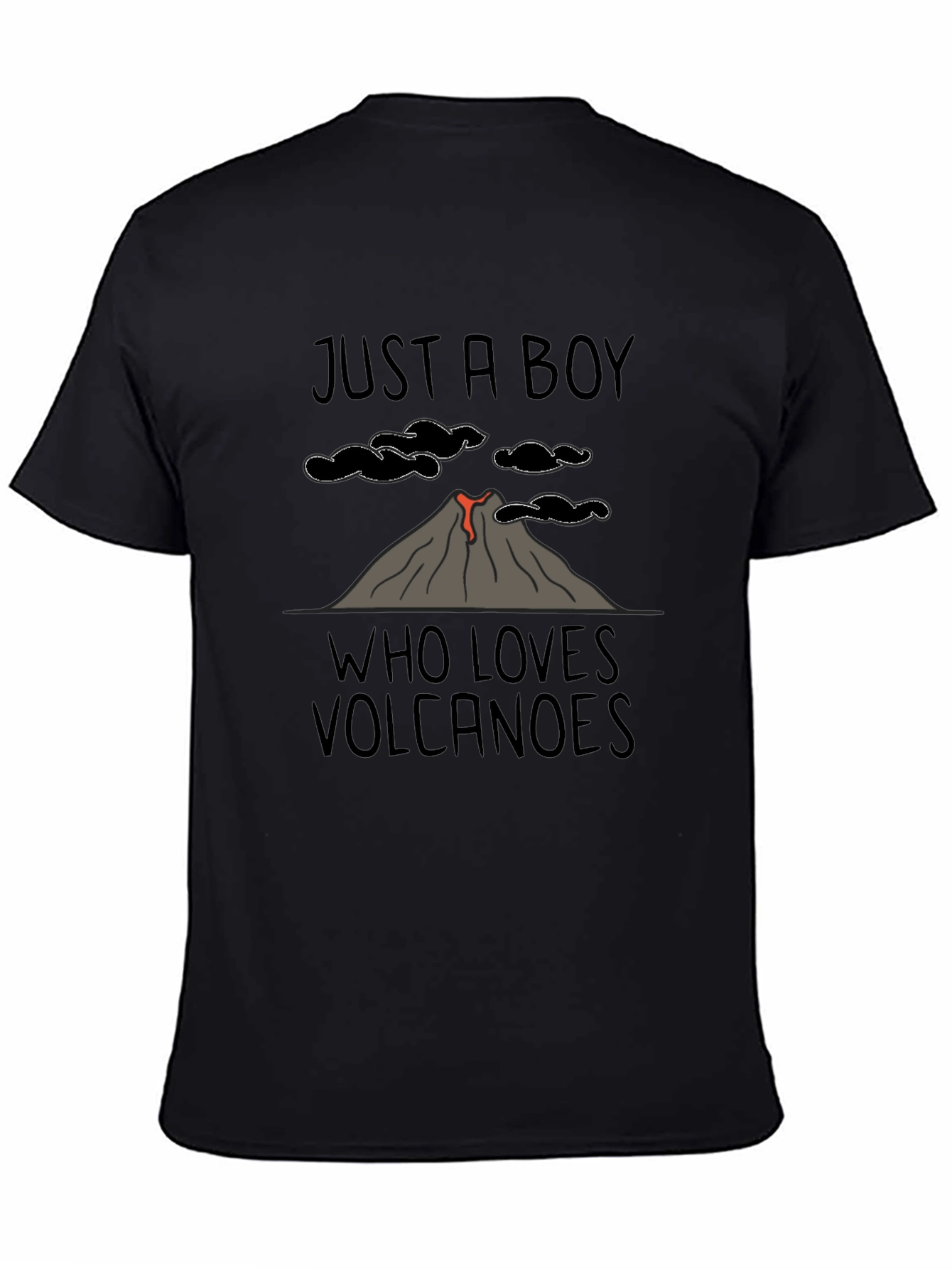 Just A Boy Who Loves Volcanoes T-Shirt