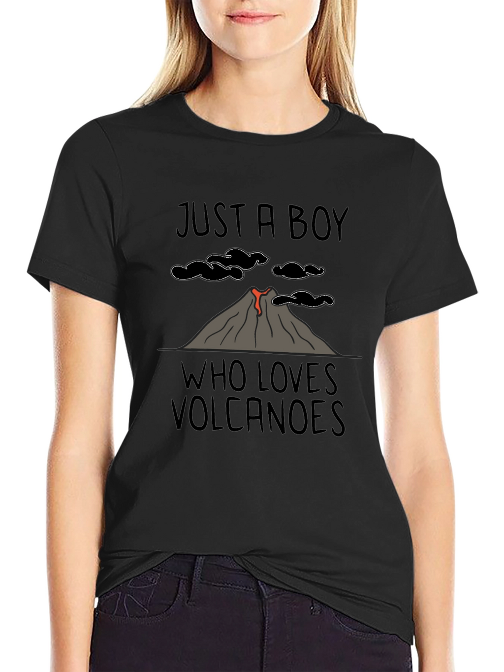 Just A Boy Who Loves Volcanoes T-Shirt