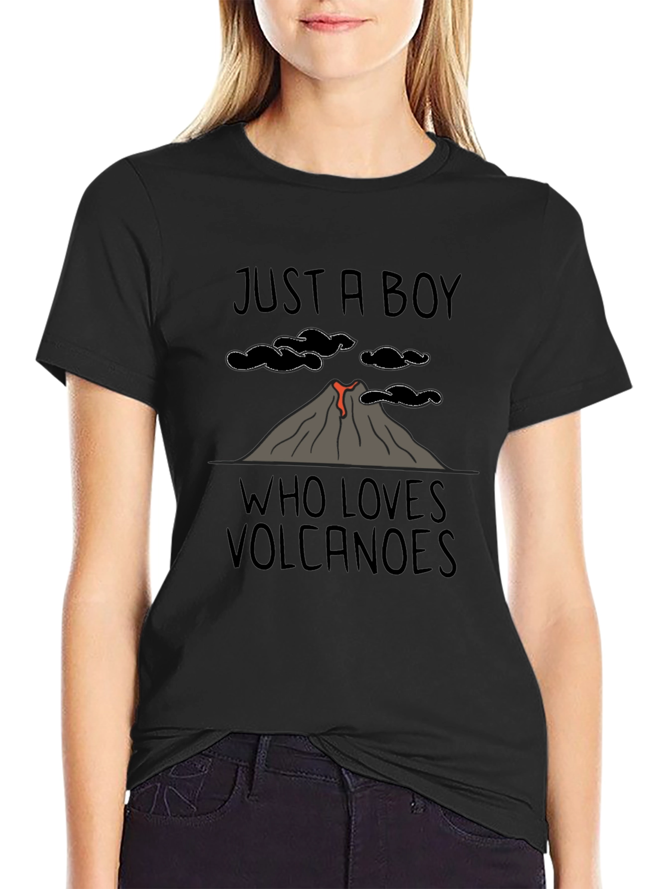 Just A Boy Who Loves Volcanoes T-Shirt