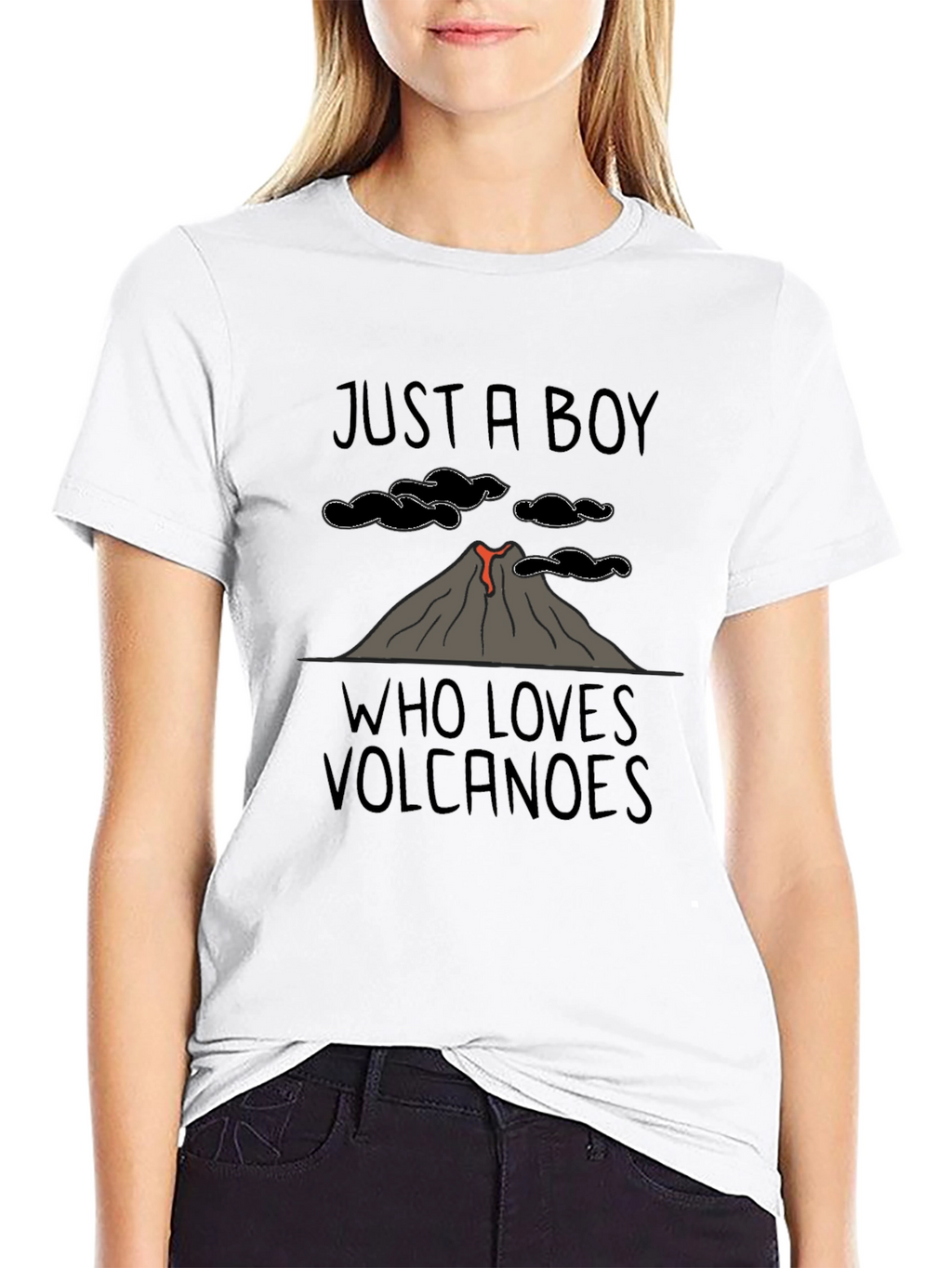Just A Boy Who Loves Volcanoes T-Shirt