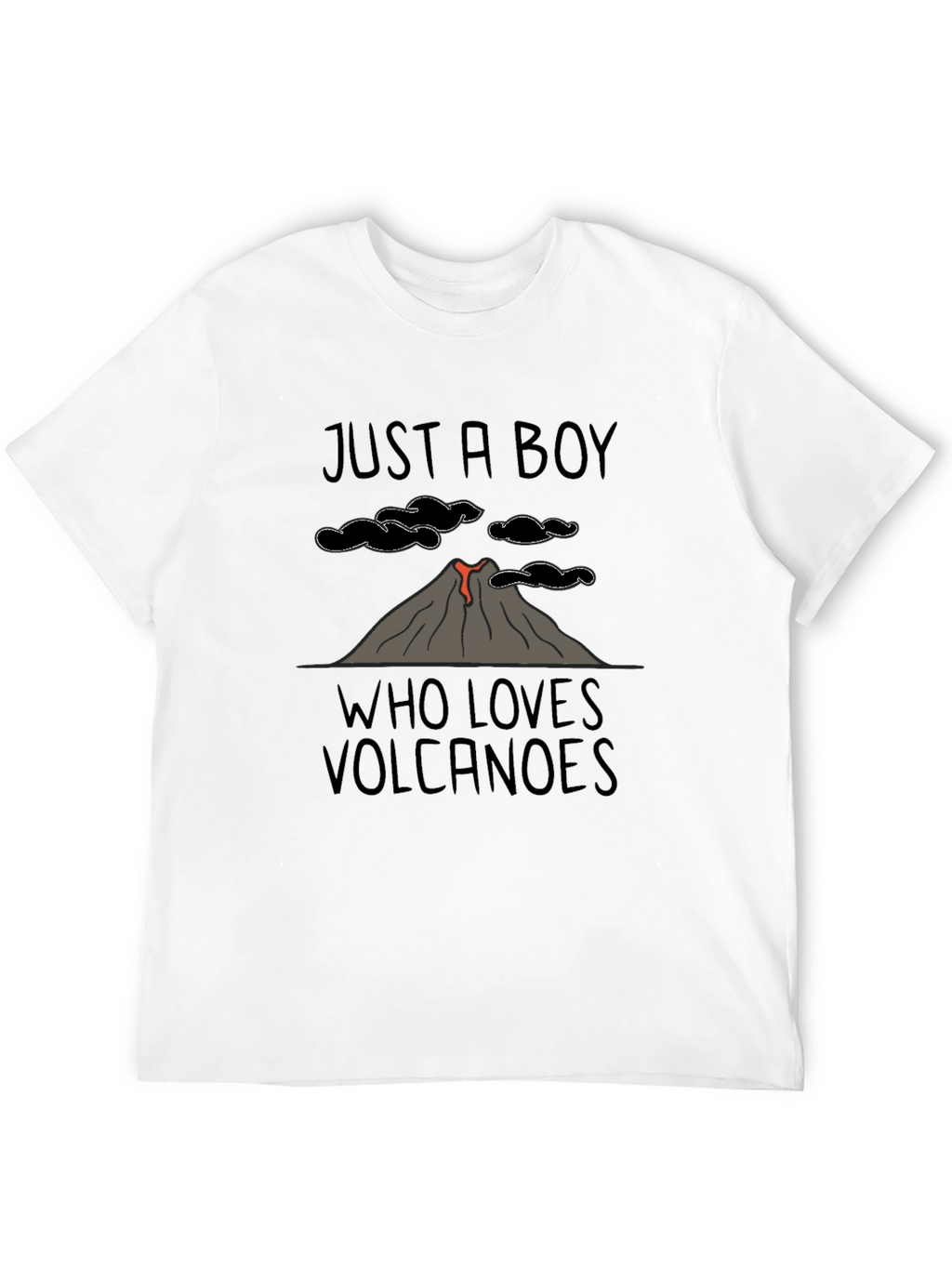 Just A Boy Who Loves Volcanoes T-Shirt