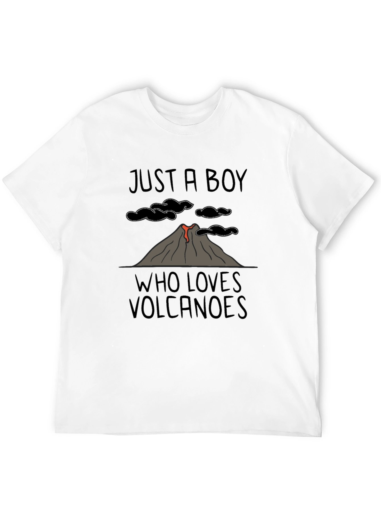 Just A Boy Who Loves Volcanoes T-Shirt