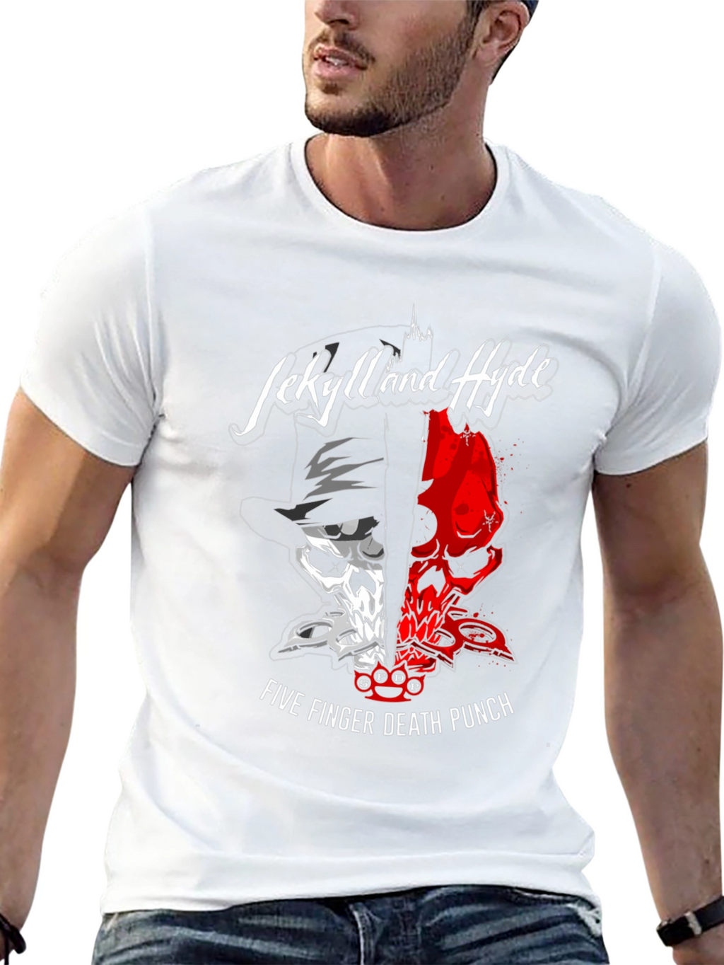 Five Finger Death Punch Jekyll and Hyde Black Tee