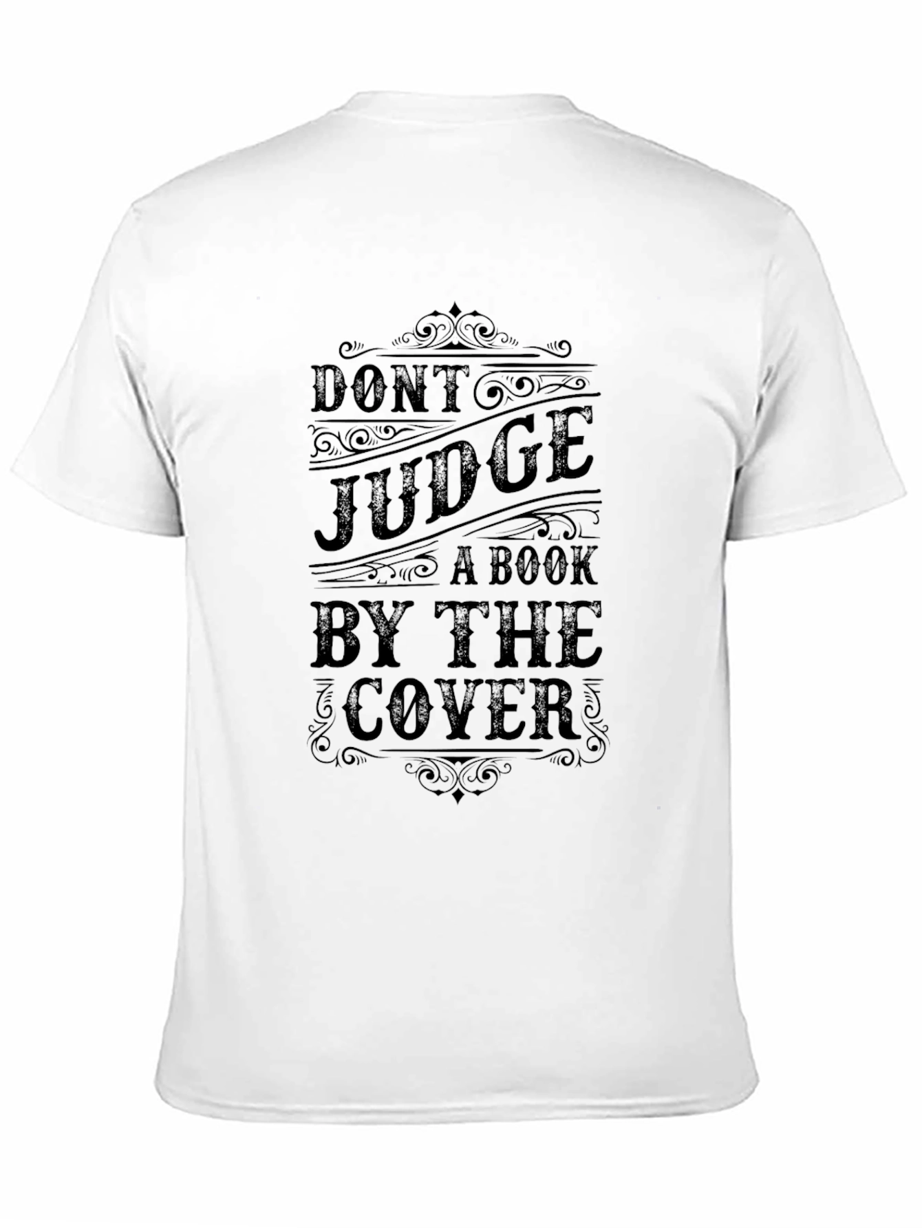 Dont Judge a Book Cover Novelty T-Shirt