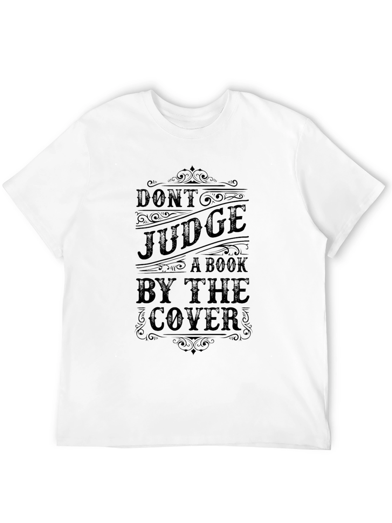 Dont Judge a Book Cover Novelty T-Shirt