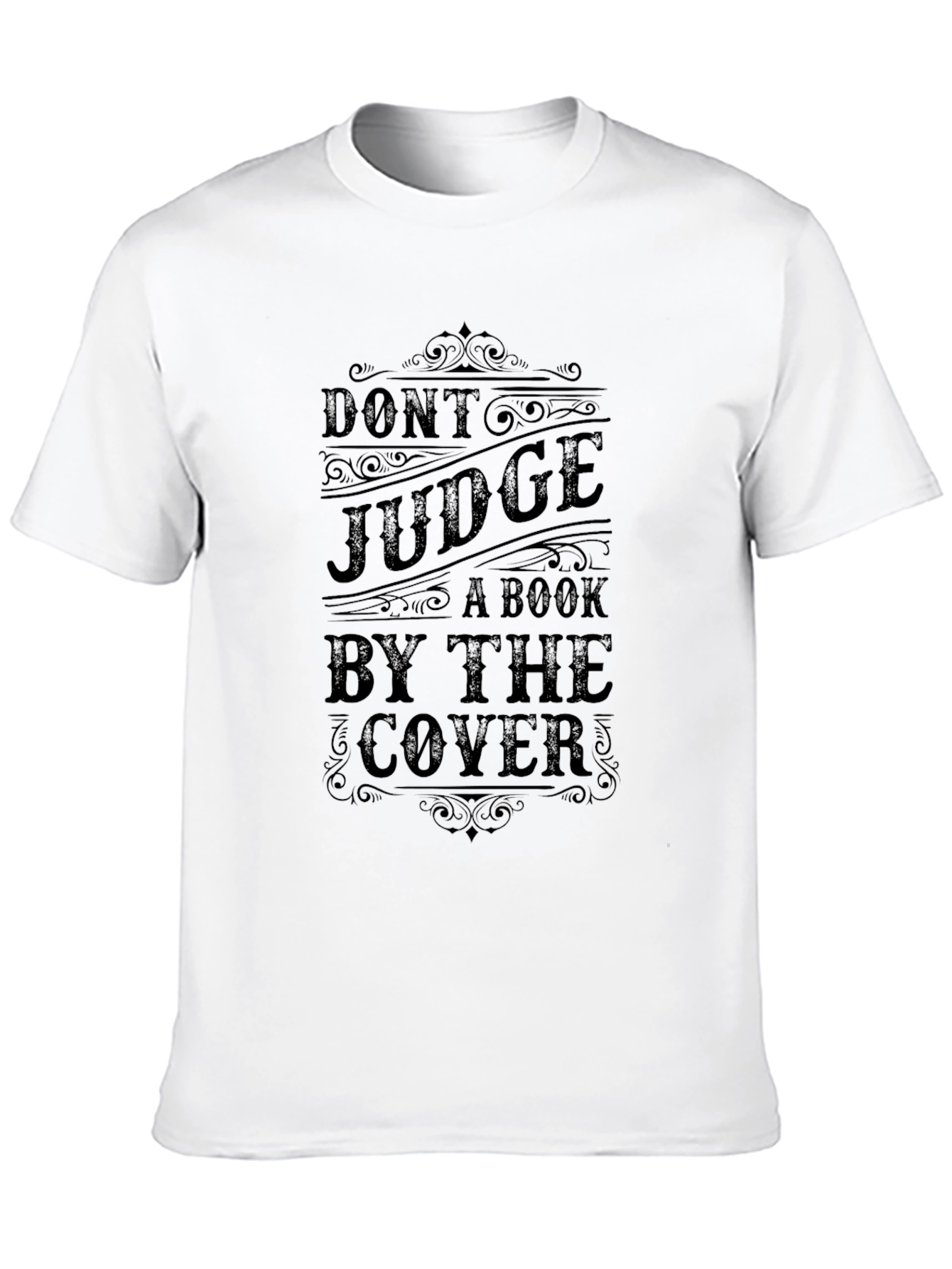 Dont Judge a Book Cover Novelty T-Shirt