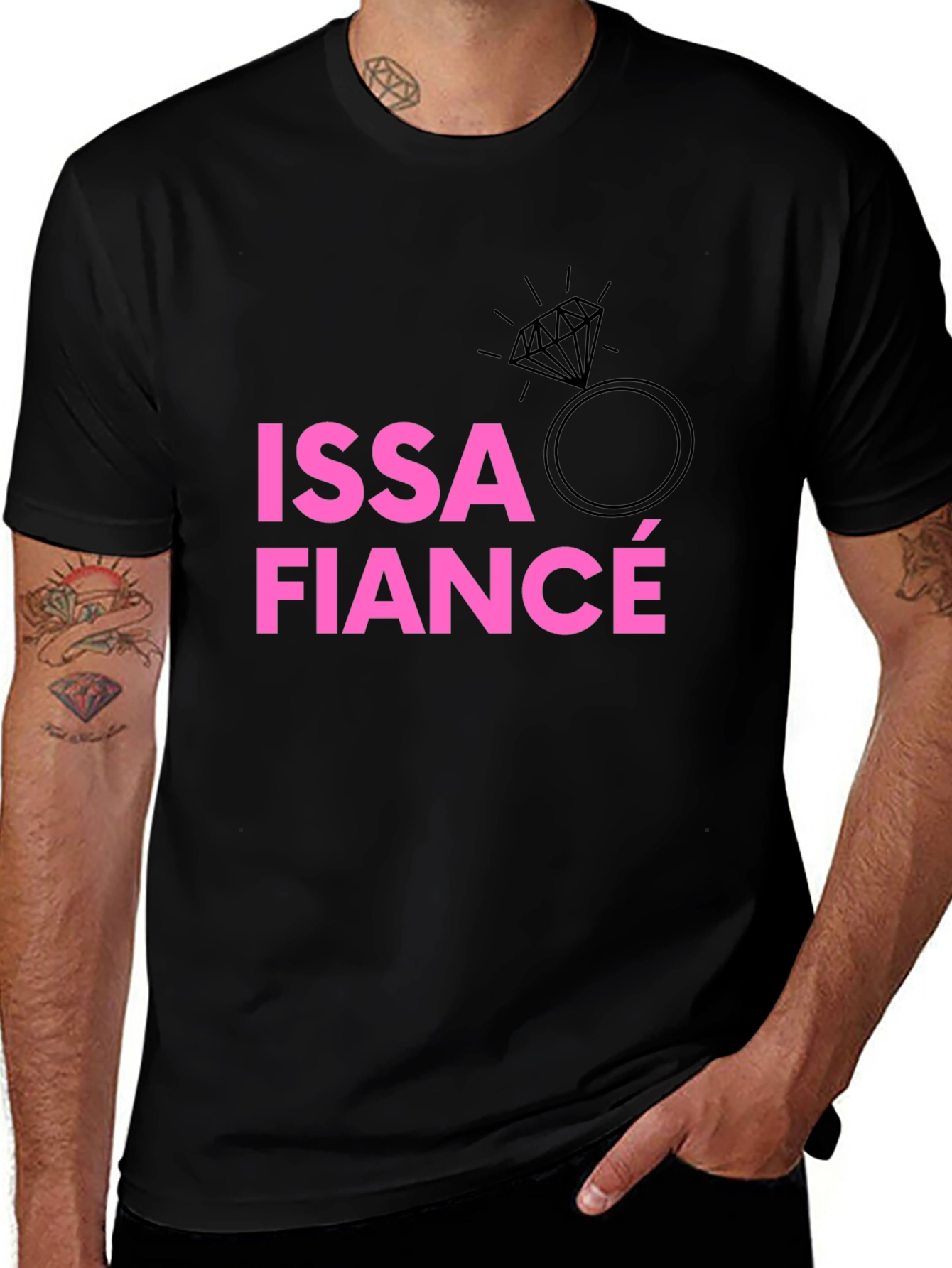 ISSA FIANCÉ Graphic Tee - Engagement Shirt