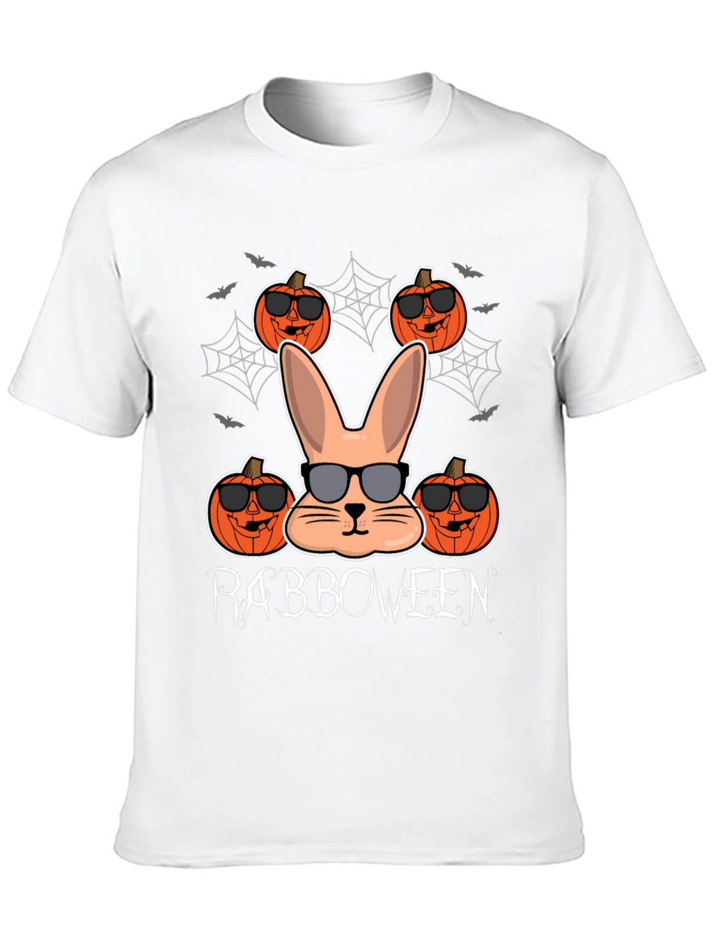 Rabboween T-Shirt: Spooky Bunny Pumpkin Tee