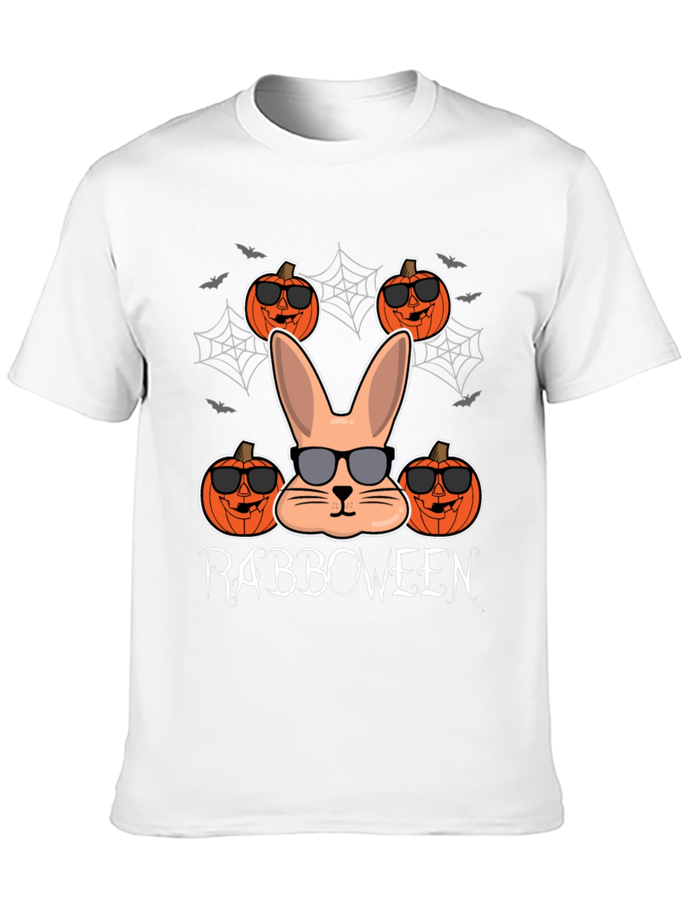 Rabboween T-Shirt: Spooky Bunny Pumpkin Tee