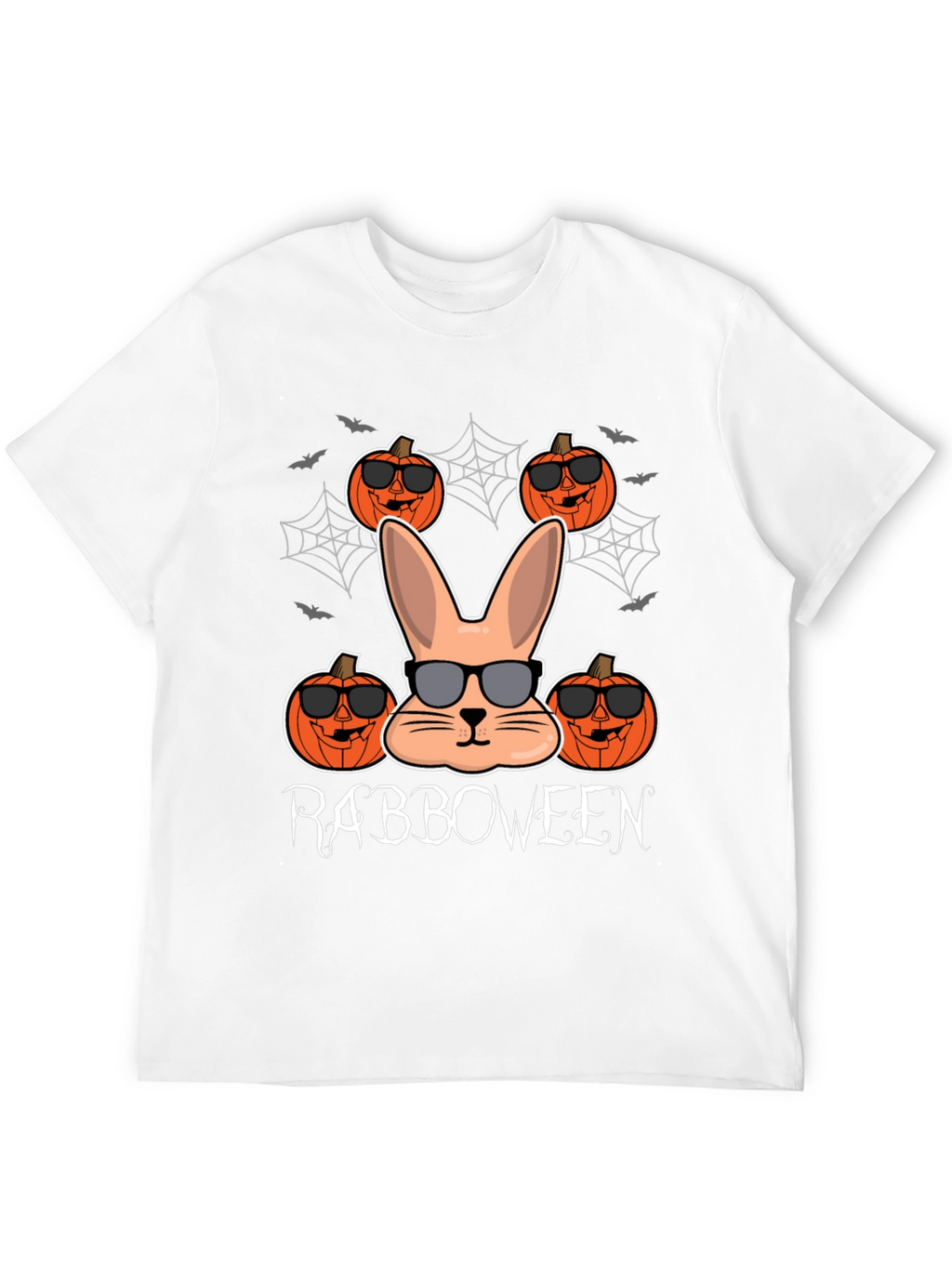 Rabboween T-Shirt: Spooky Bunny Pumpkin Tee