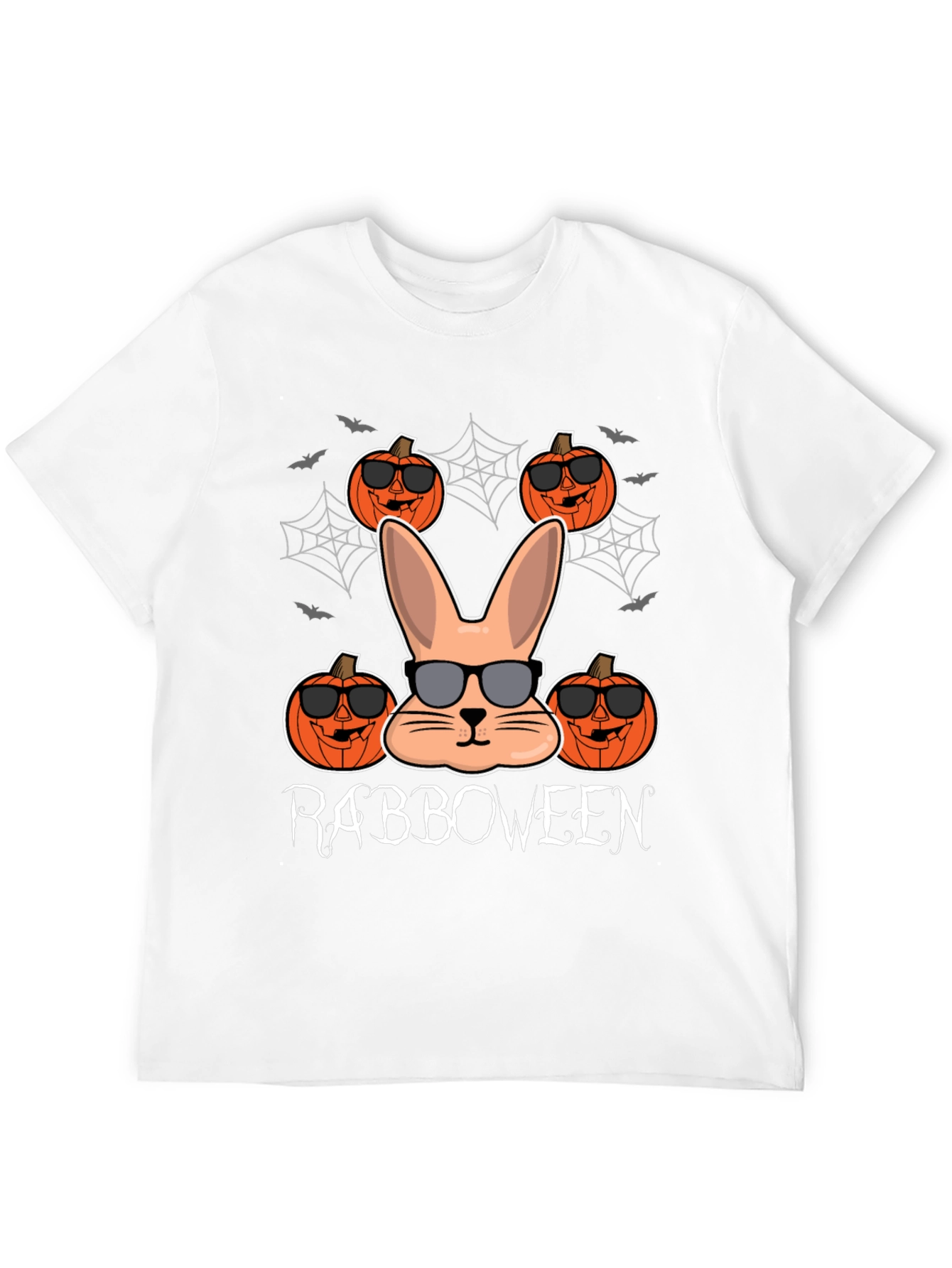 Rabboween T-Shirt: Spooky Bunny Pumpkin Tee